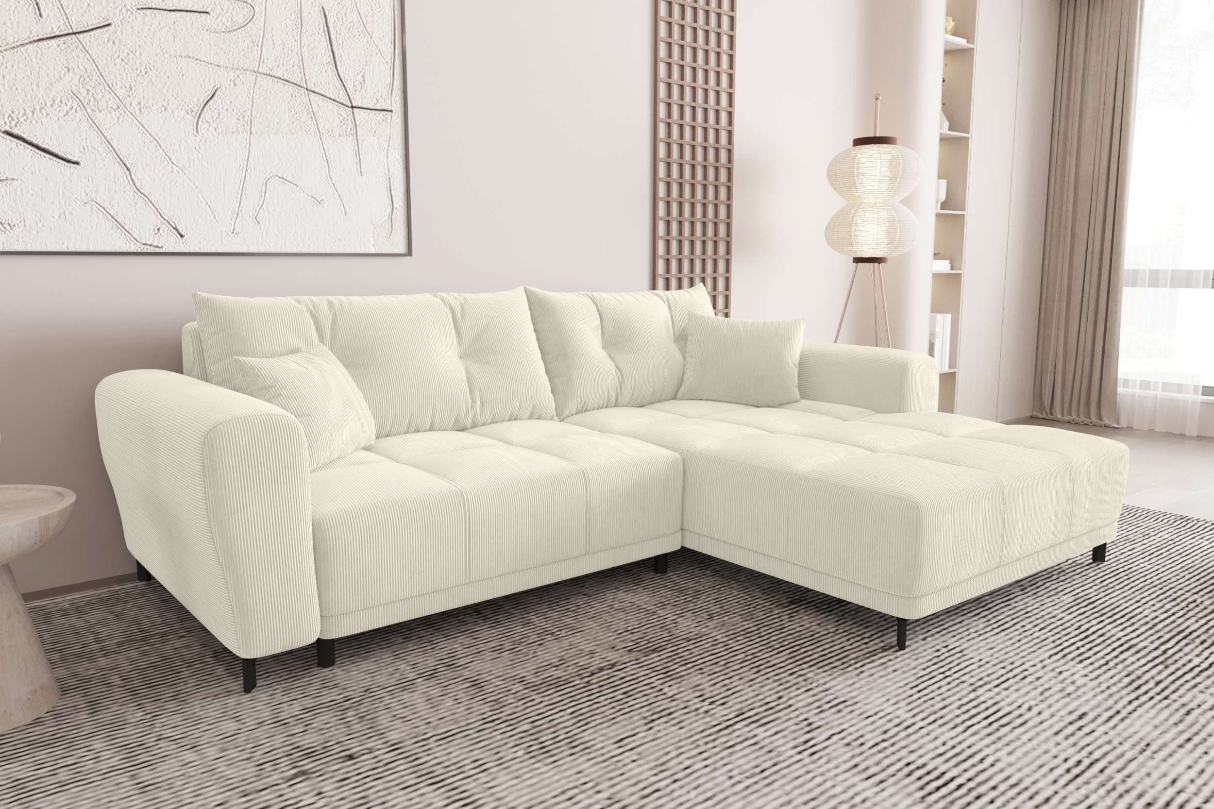 99rooms Ecksofa Massimo, Sofa L-Form, Eckcouch, mit oder ohne Schlaffunktio günstig online kaufen