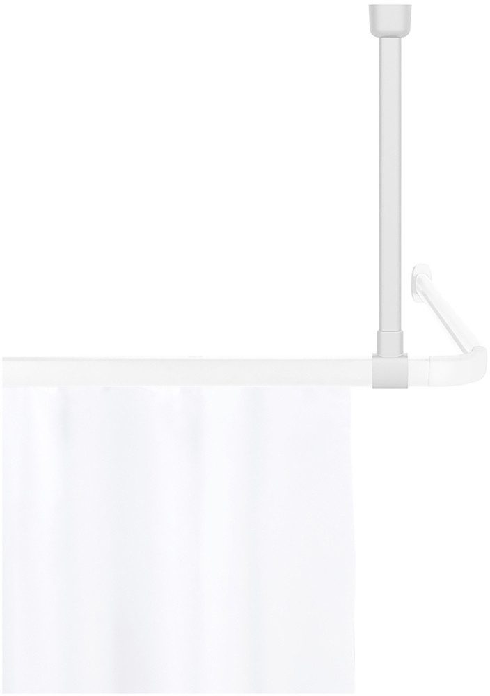 WENKO Duschstangen-Deckenhalter Modell Era, Deckenstütze aus Aluminium für günstig online kaufen