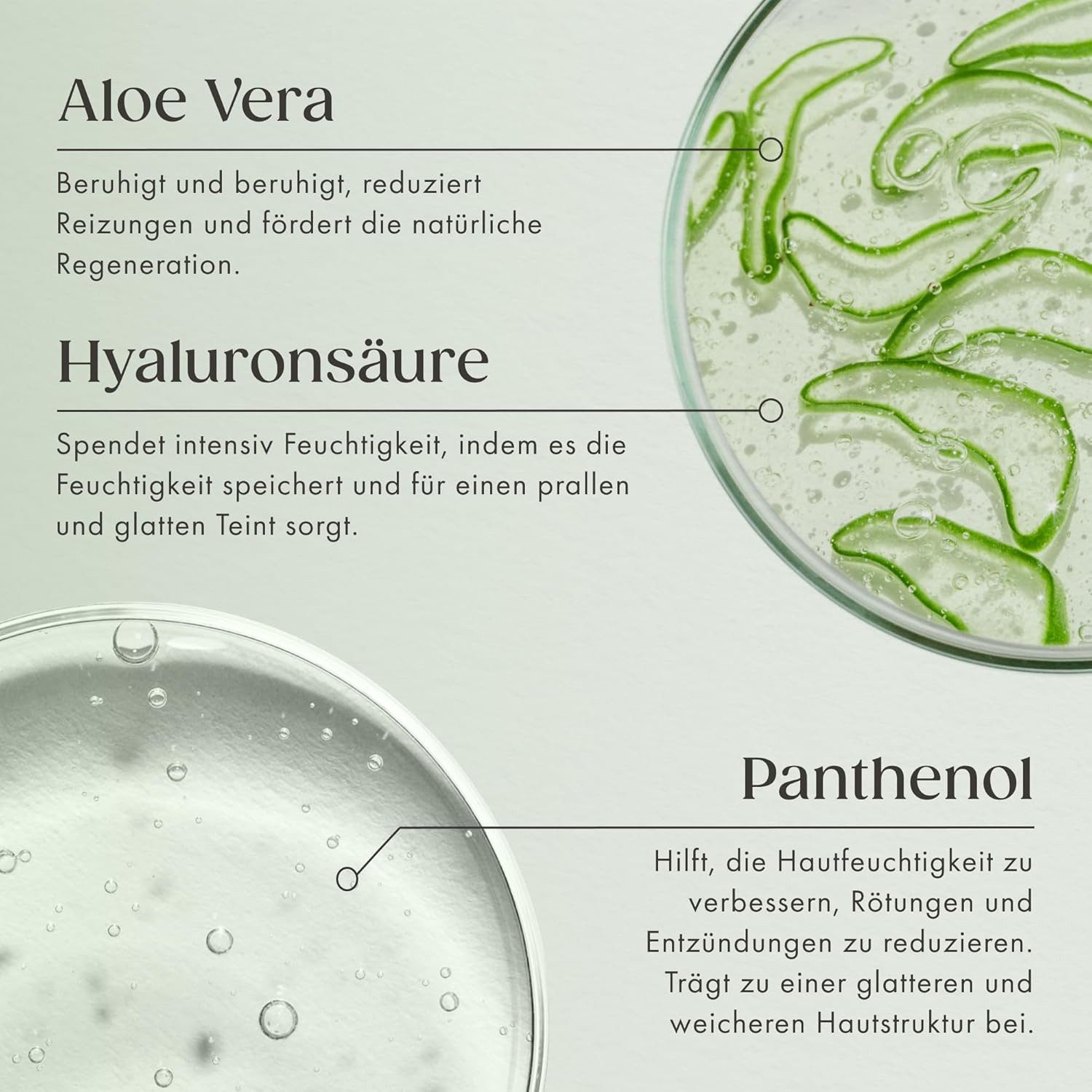 Satin Naturel Feuchtigkeitsgel Bio Aloe Vera Gel 200 ml After Sun & Feuchtigkeitspflege, Mit Hyaluron & Panthenol, für Gesicht, Körper & Haare