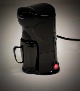 Dunlop Filterkaffeemaschine Auto Kaffeemaschine, 12 Volt Zigarettenanzünder-Anschluß