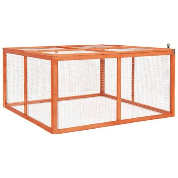 vidaXL Hühnerstall Kaninchenstall 124x120x60 cm Massivholz Tanne