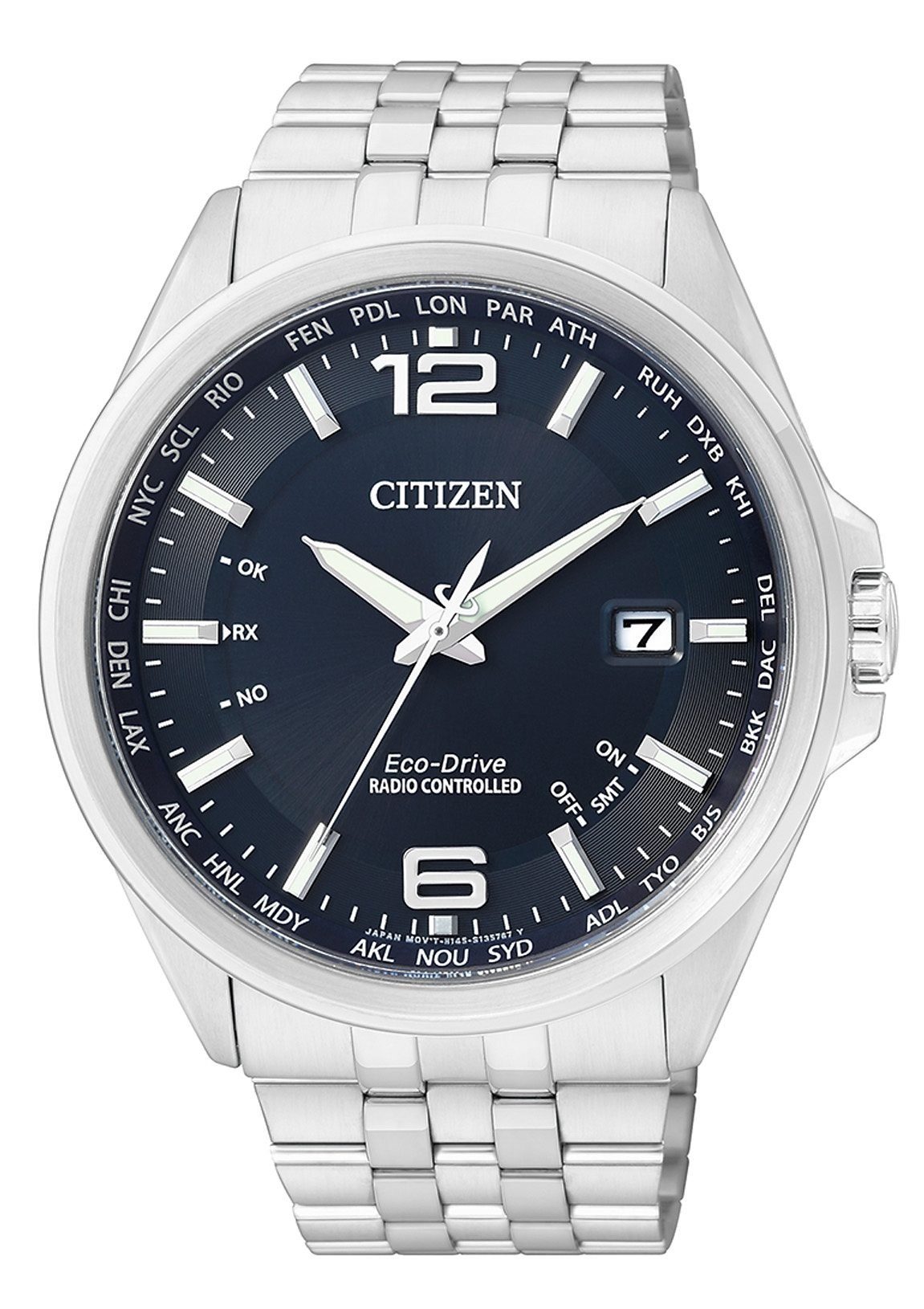 Citizen Funkuhr CB0010-88L, Armbanduhr, Herrenuhr, Solar, Edelstahlarmband, günstig online kaufen