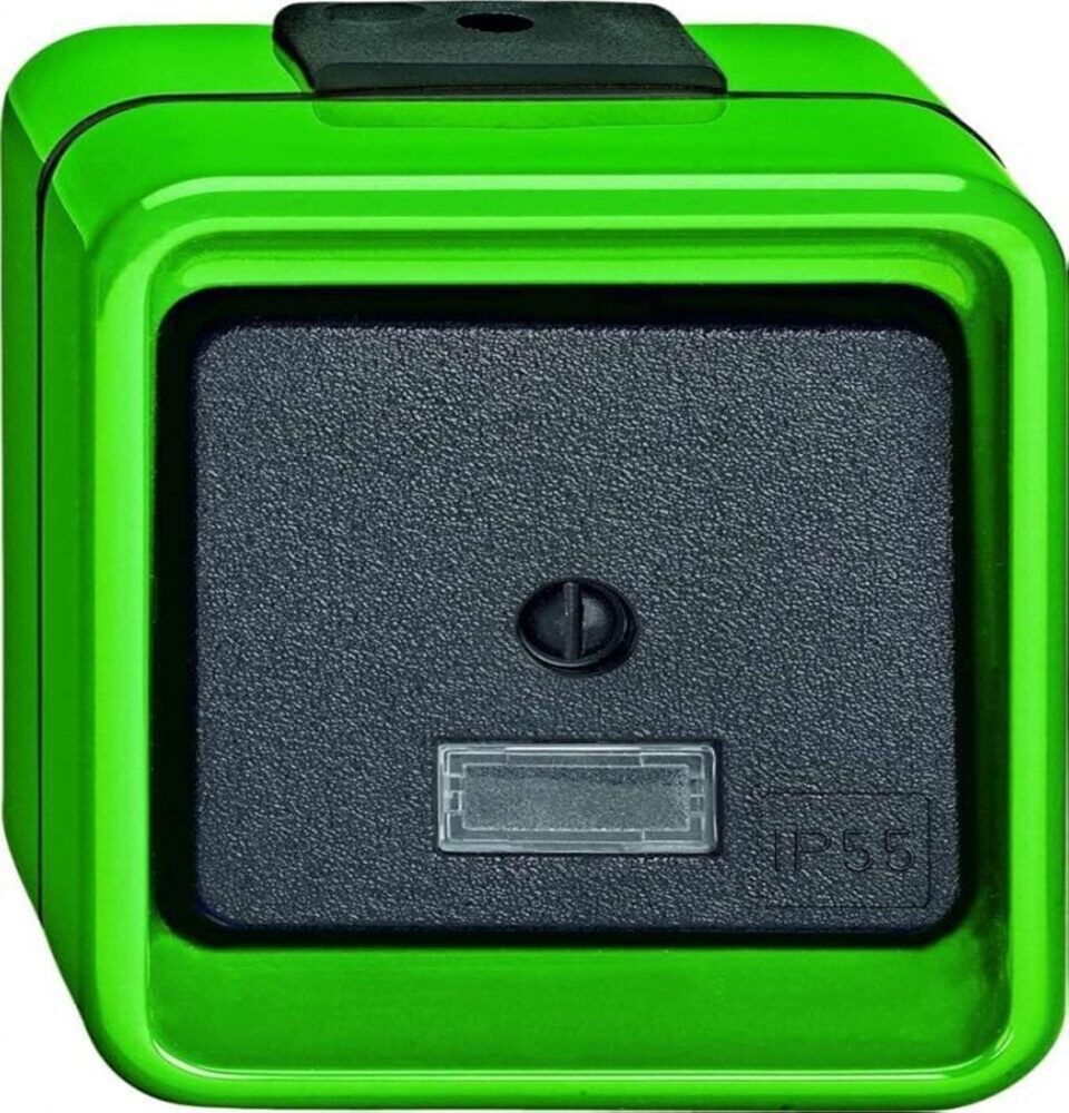 merten Переключатель Mert 370677 Wippschalter Wechsel grün AGRAR