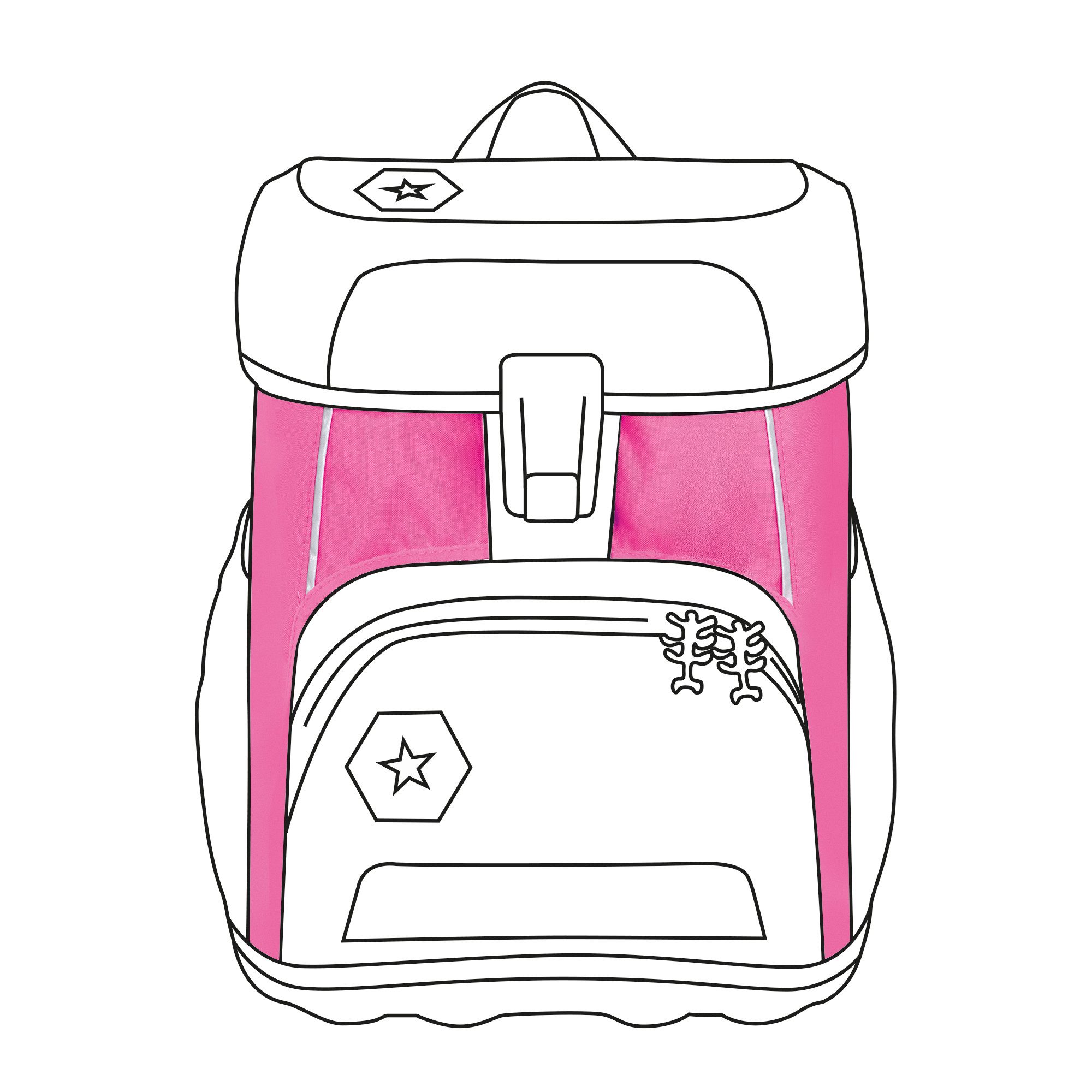 Step by Step Schulranzen Neon Pull-Over (1-tlg)