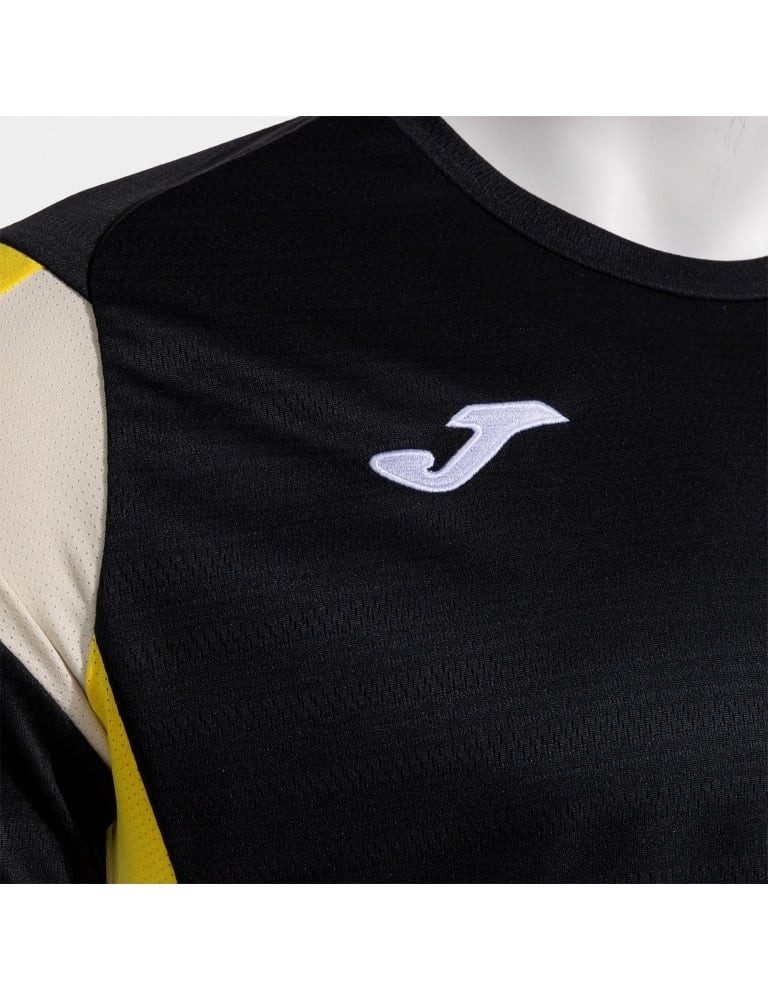 Joma T-Shirt Tennis-T-Shirt Corta Montreal 2025 schwarz/gelb Herren günstig online kaufen
