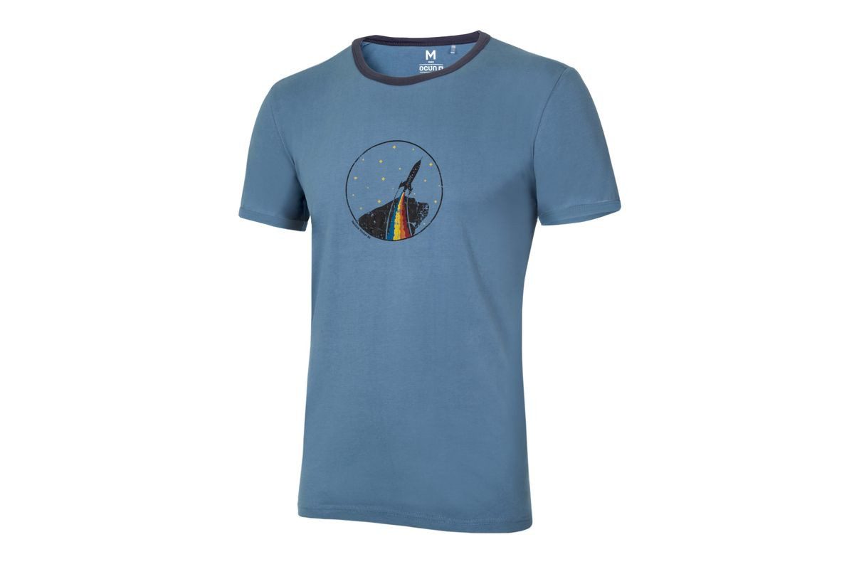 Ocun T-Shirt Classic T Organic Men Rainbow Rocket - Ocun