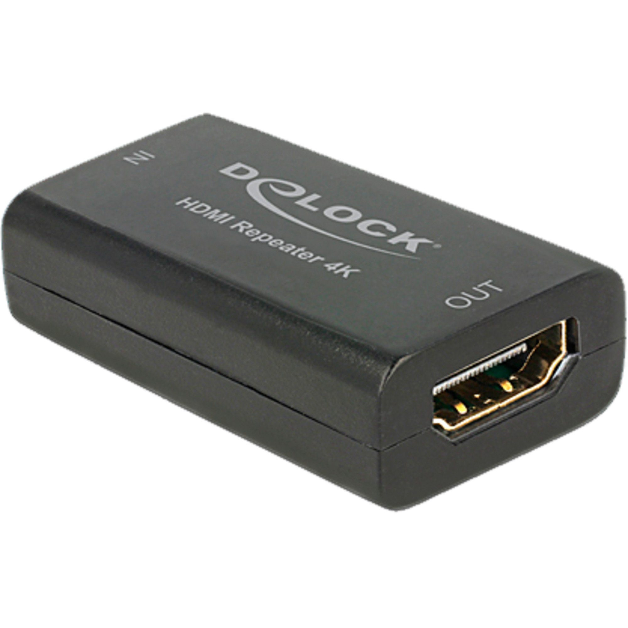 Adapter Delock & 30m DeLOCK Audio- 4K Repeater HDMI Video-Adapter bis