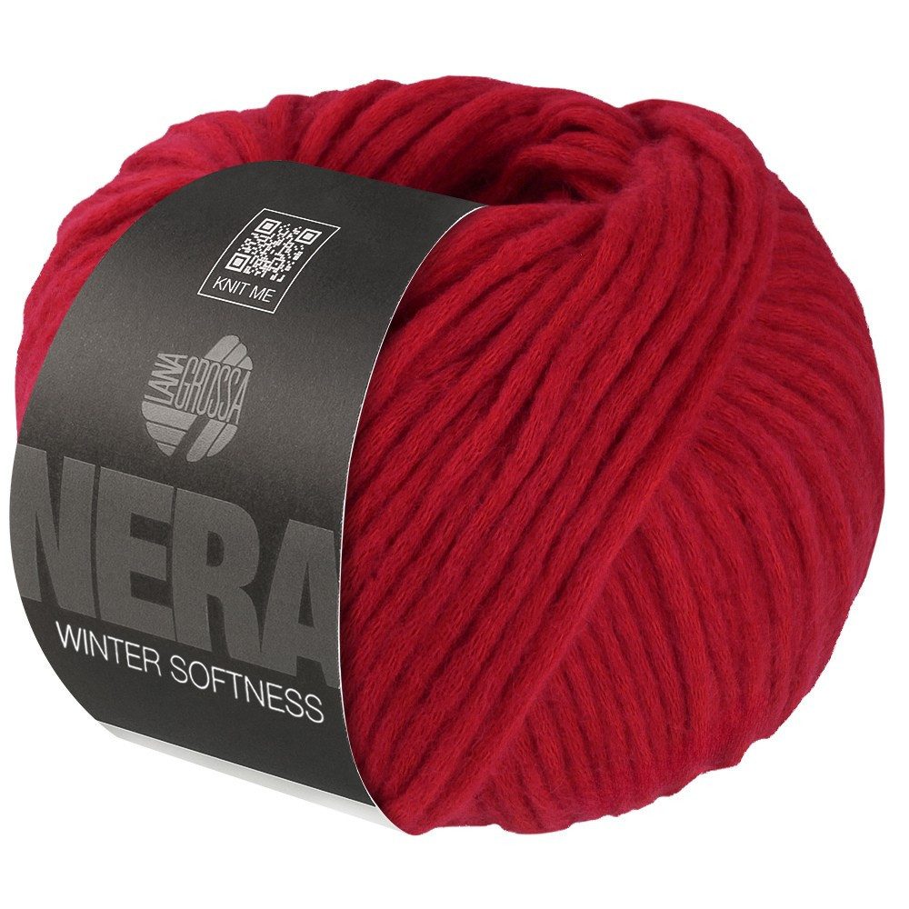 LANA GROSSA WINTER SOFTNESS (NERA) Häkelwolle, 70 m (Zartes Baumwollschlauchgarn, voluminös gefüllt mit flauschigen Merinofasern), 50 g