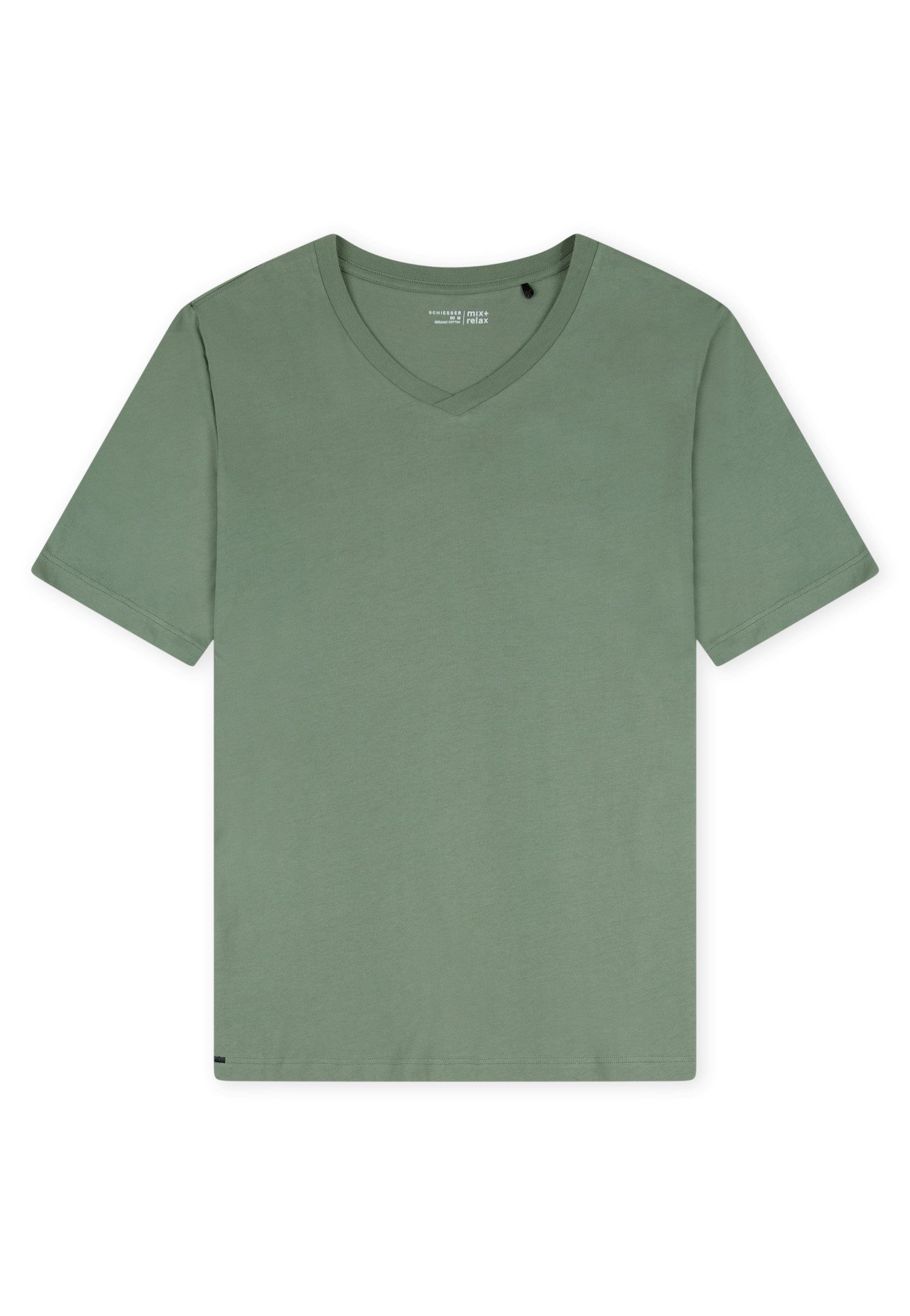 Schiesser Pyjamaoberteil T-Shirt V-Ausschnitt günstig online kaufen