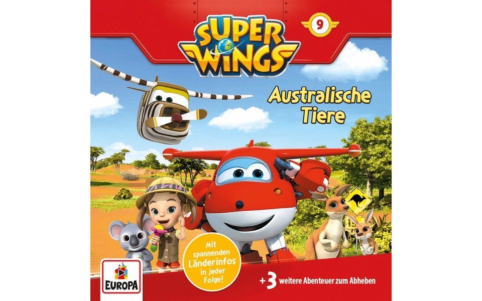 Europa Hörspiel-CD Super Wings F.09 - Australische Tiere