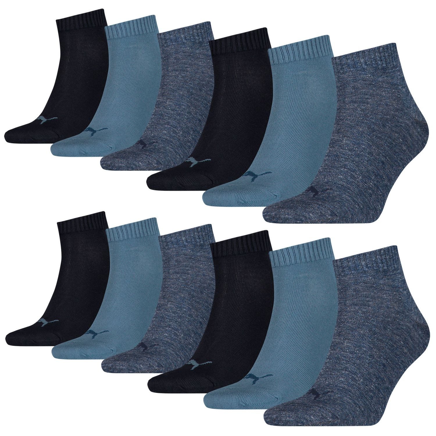 PUMA BODYWEAR Socken Quarter - Everyday (Set, 6-Paar) Kurzsocken, im 6er Pa günstig online kaufen