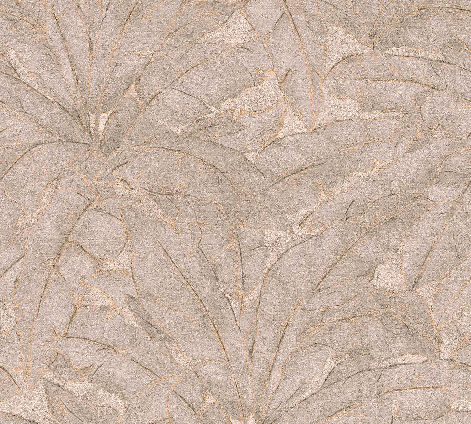 Bricoflor Vlies Waldtapete Beige günstig online kaufen