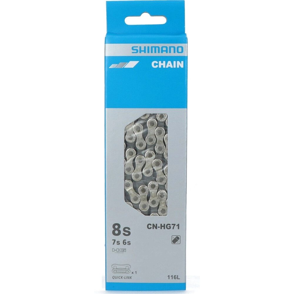 Fahrradkette Shimano Kette HG71 6/7/8 fach 116 Glieder