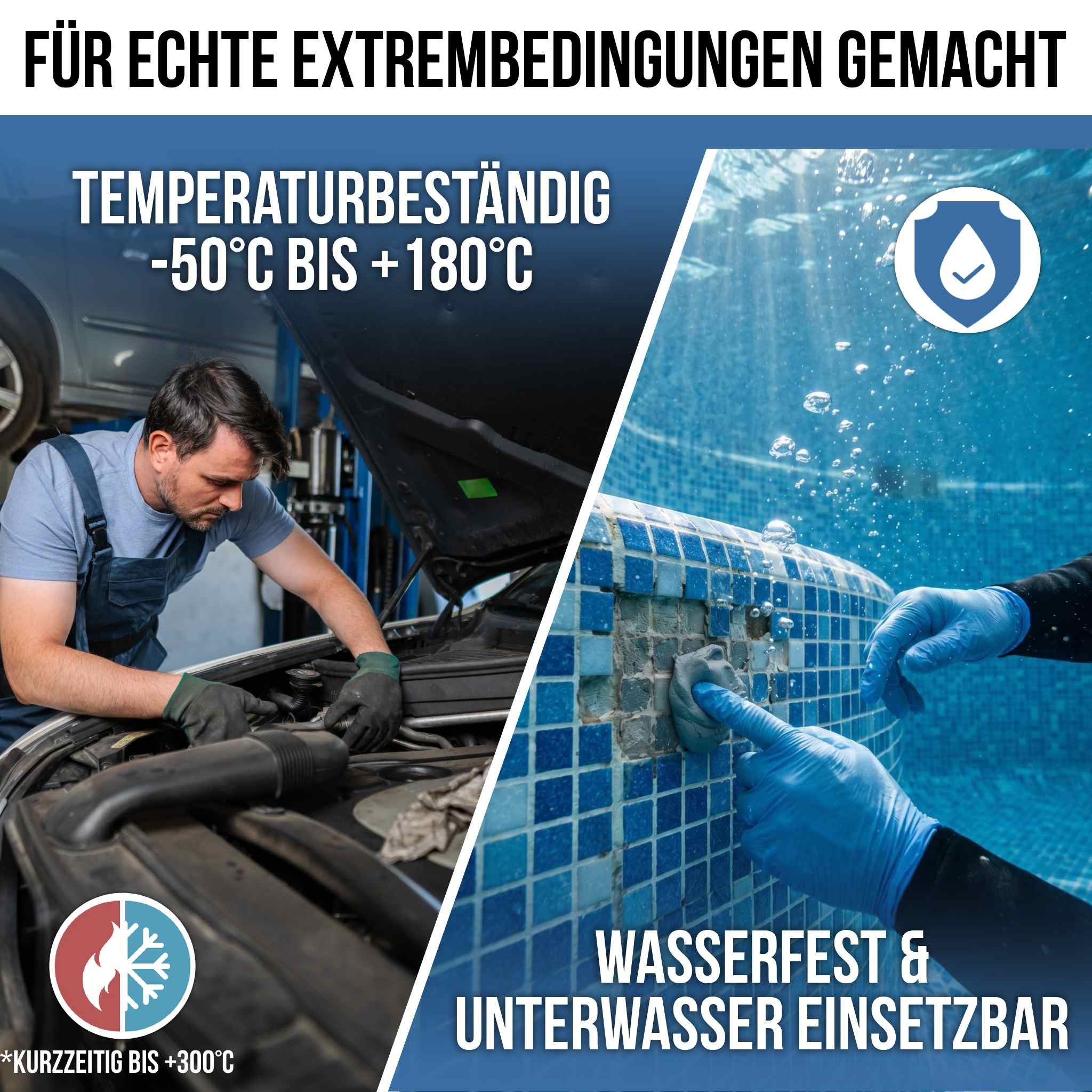 Top2Glue 2-Komponentenkleber Top2Glue 2K Epoxidkitt für Schnellreparaturen Kaltmetall Epoxy Kleber – Bild 5 von 5