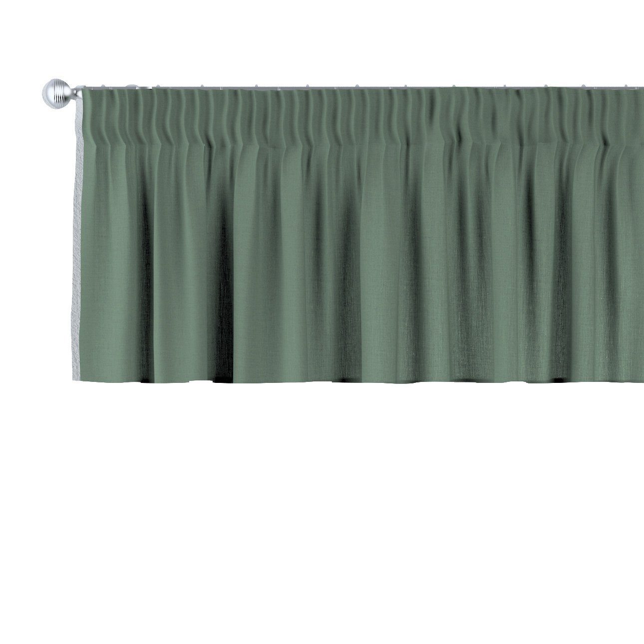 40 cm, x grün 130 mit Leinen, Dekoria Vorhang Kräuselband