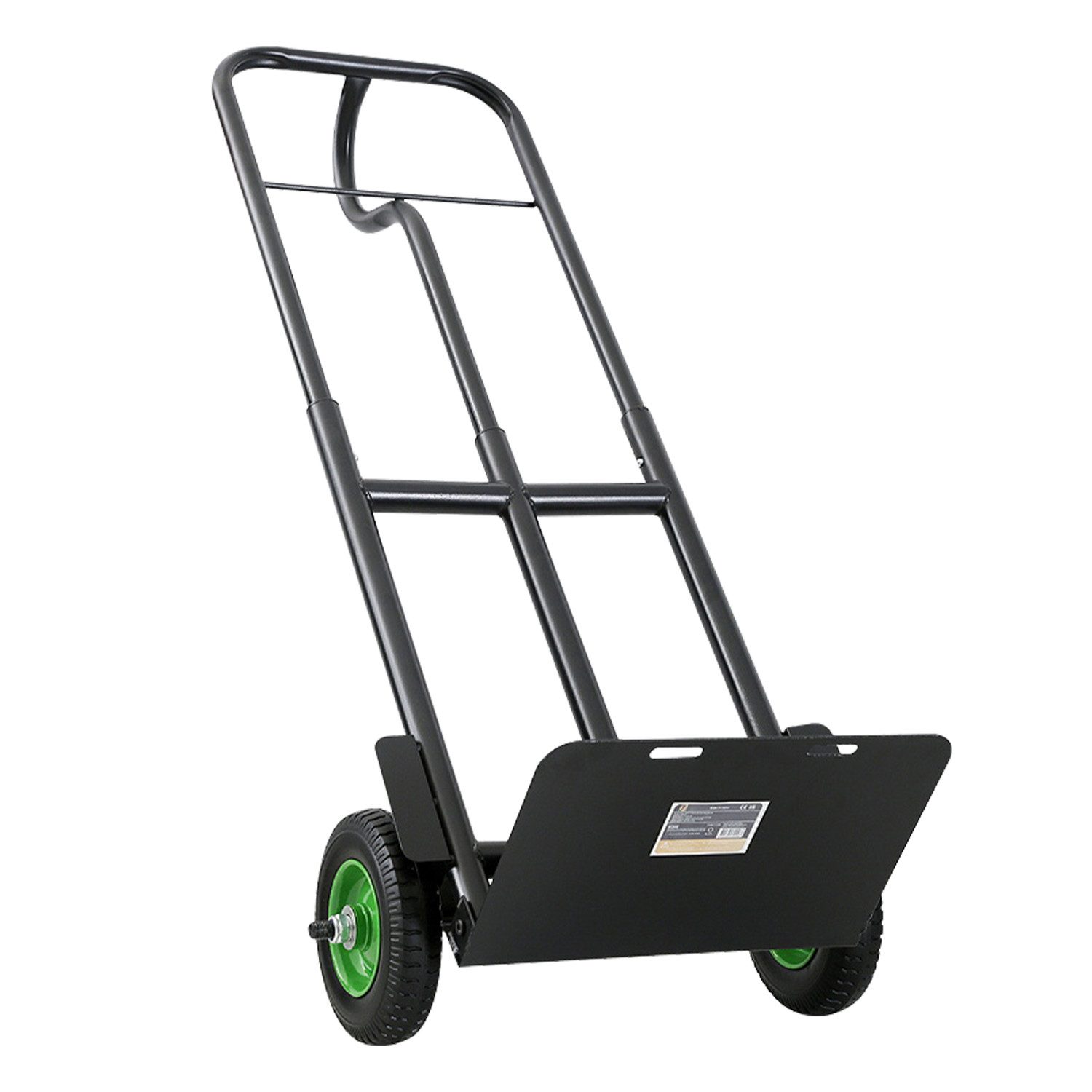 FOXSPORT Sackkarre Transportkarre bis 150 kg, klappbar, mit großen Gummirädern und stabilem Metallrahmen