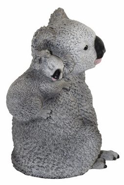 Castagna Tierfigur Dekofigur Koala Koalafigur Koalabär mit Baby auf dem Rücken Kollektion Castagna aus Resin H 23 cm