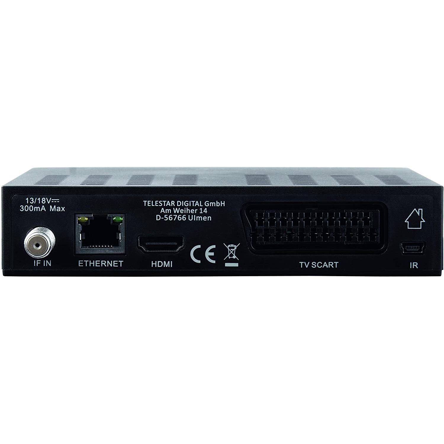 TELESTAR HD6i kompakt und IMPERIAL Satellitenreceiver HD vorbereitet Alexa Sat- Multimediareceiver by