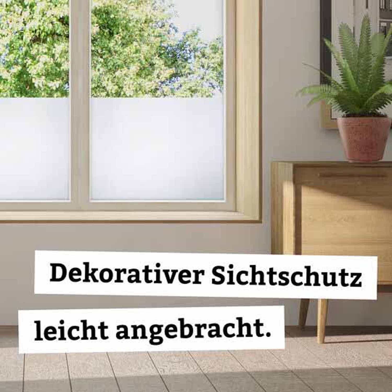 d-c-fix Fensterfolie Frost Sichtschutzfolie selbsthaftend Deko Folie für Fenster innen, Glatt, Statisch haftend - rückstandslos entfernbar & wiederverwendbar