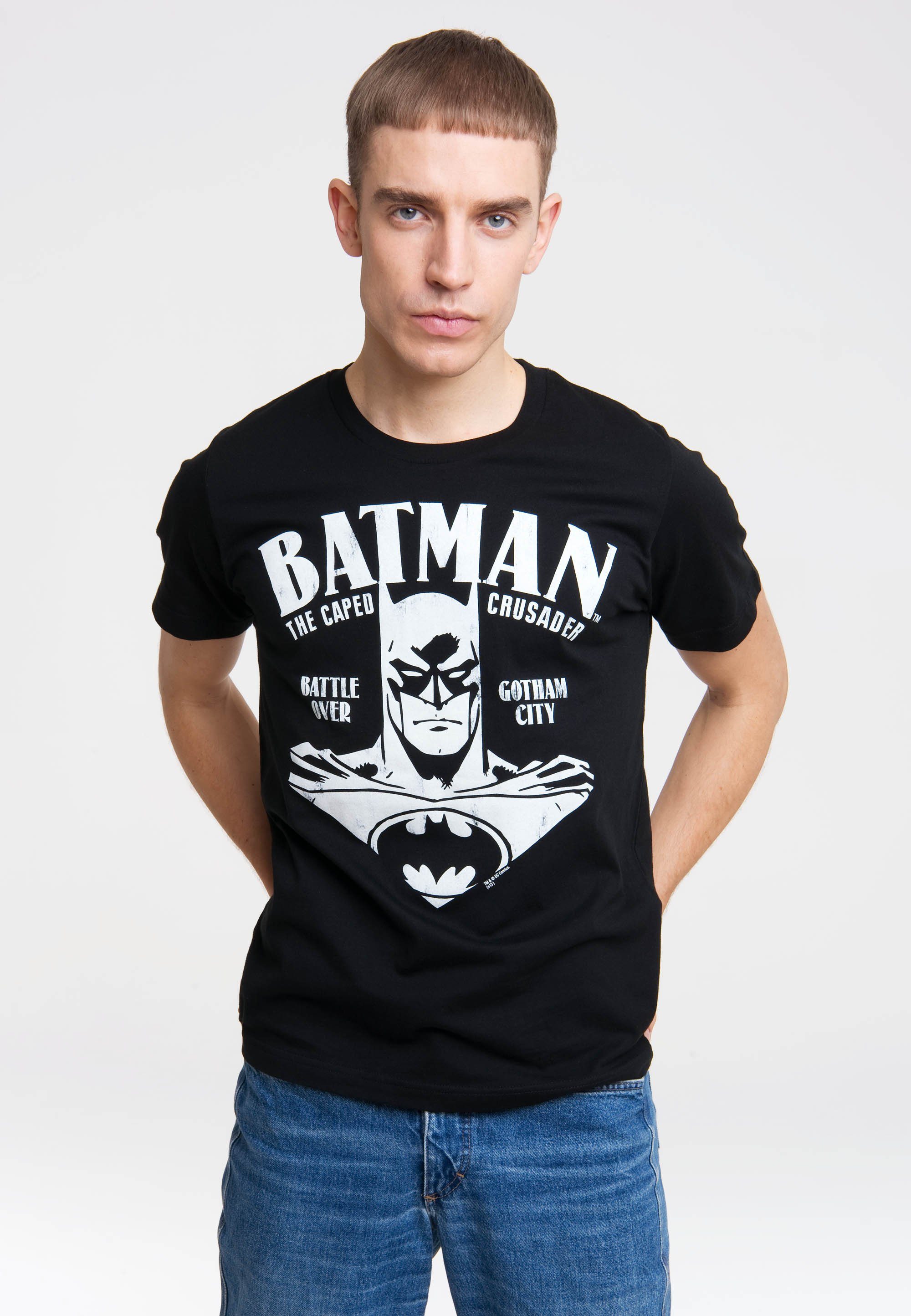 LOGOSHIRT T-Shirt BATMAN mit Print PORTRAIT - auffälligem