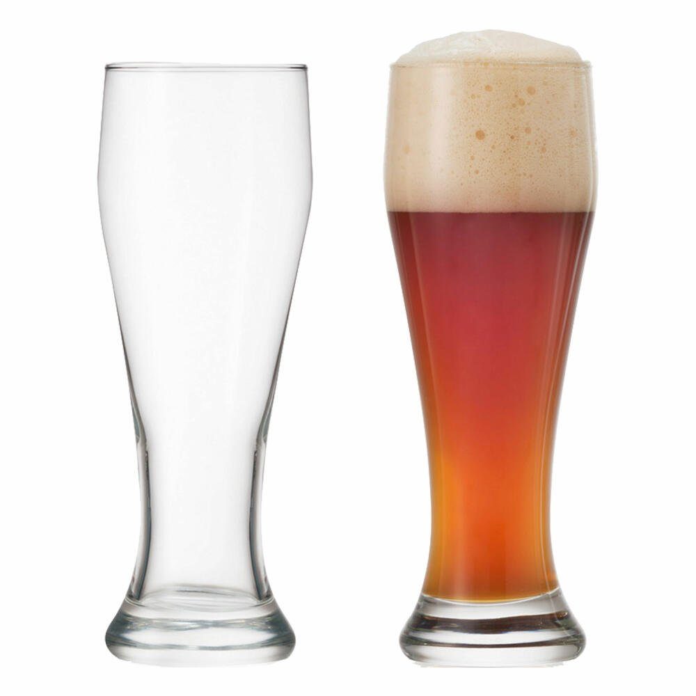Gläser-Set :basic Weizenbierglas 2er Set 400 ml