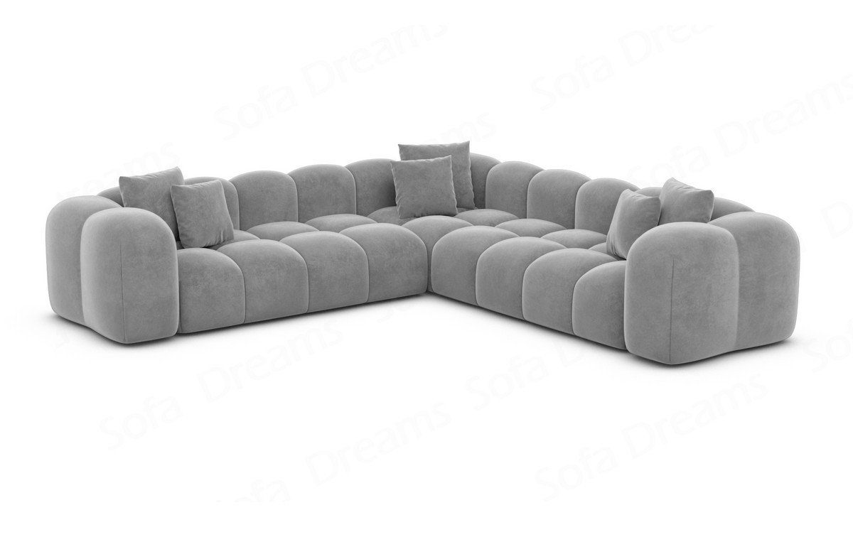 Sofa Dreams Ecksofa Design Stoff Samtstoff günstig online kaufen