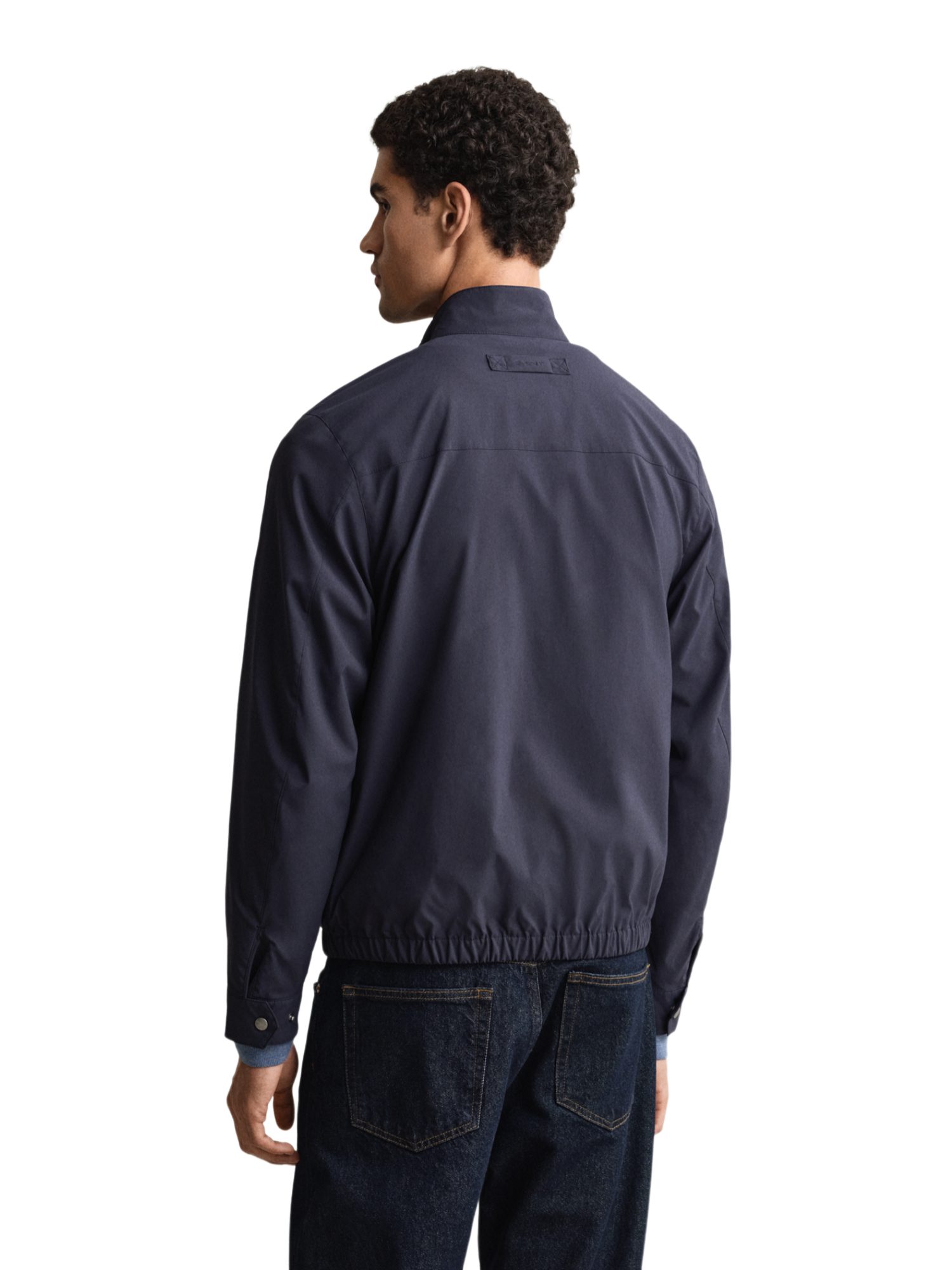 Gant Outdoorjacke blau,Outdoor,Polyester,Unifarben,Stehkragen,Lang,Regular Fit