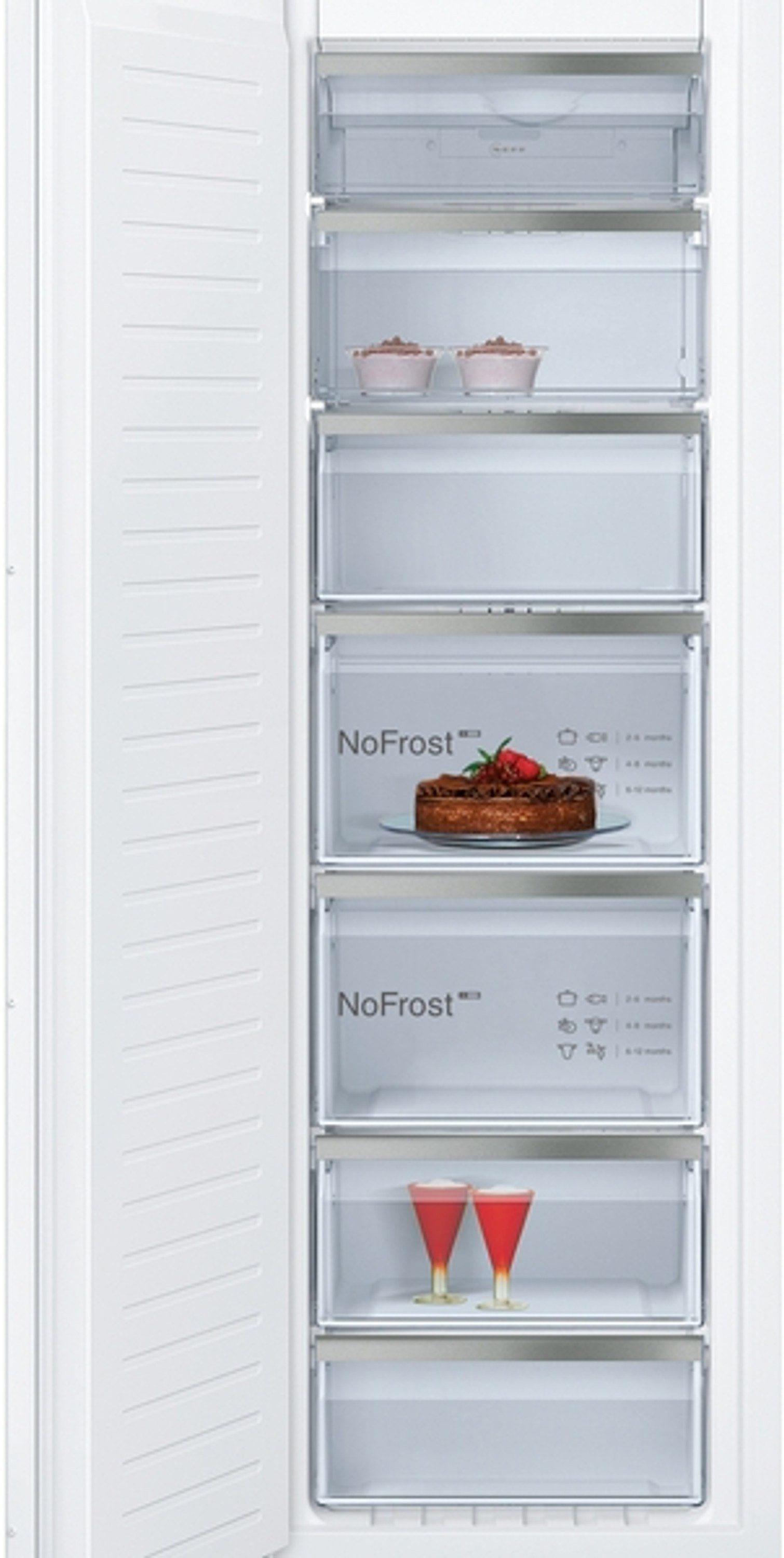 NEFF Einbaugefrierschrank N 70 / GI7813CE0 GI7813CE0, 177.2 cm hoch, 56 cm breit, No Frost, Vario Zone, Soft Close