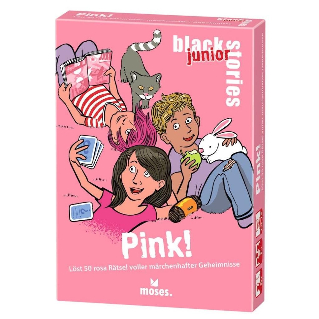 Moses. Verlag Spiel, black stories junior - pink! - deutsch
