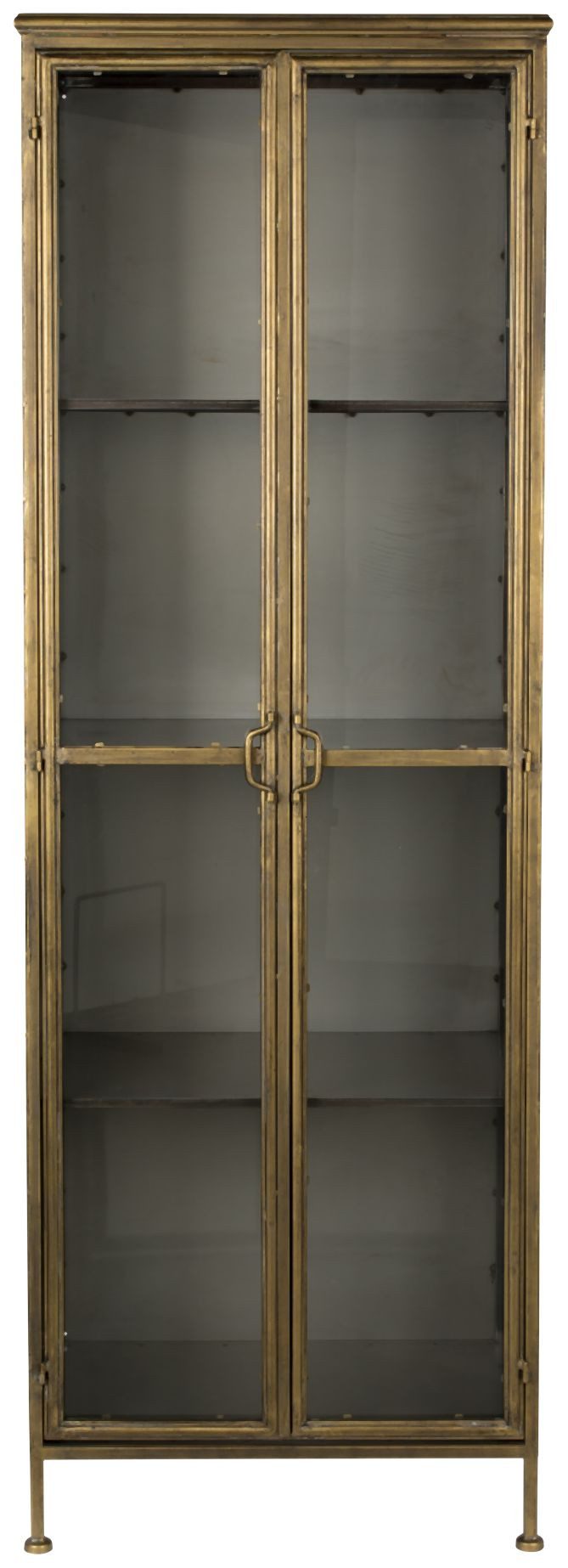 Dutchbone Vitrine Vintage Metall Schrank Vitrine GERTLUSH von DutchBone