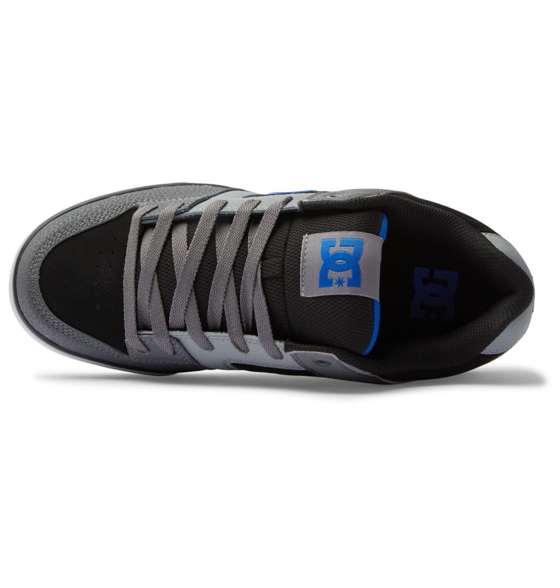 DC Pure Black/Grey/Blue Shoes Sneaker