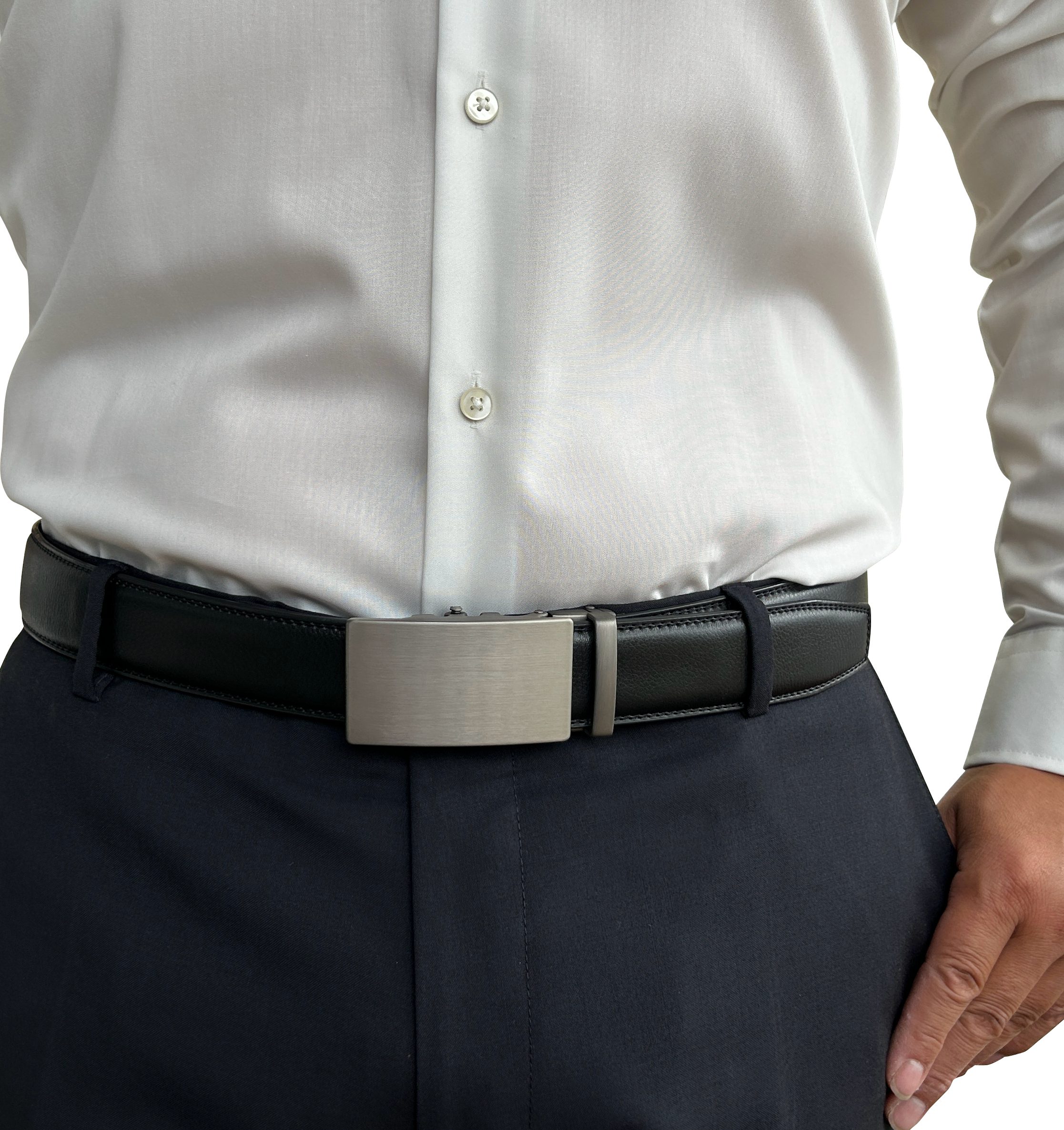 MIRROSI Ledergürtel Perfektes Männer für Modelle Herren Breit Anzug Kürzbar Leder Verarbeitung Business Hochwertige aus Automatik 38mm, 09 Geschenk