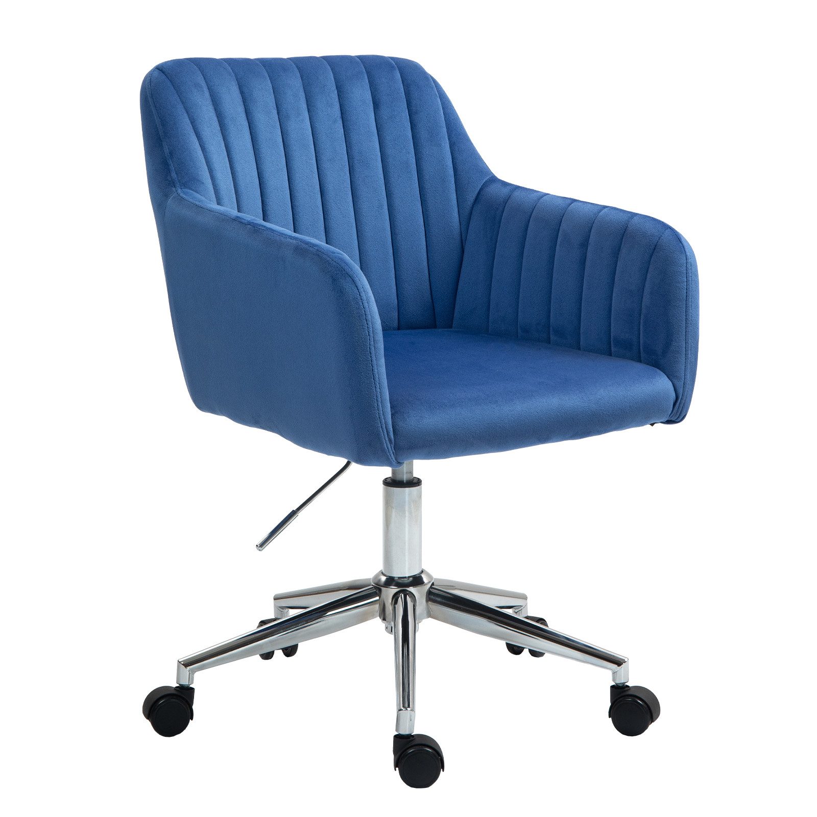 SVITA Bürostuhl OLIVER, Schreibtischstuhl, Drehbar, Höhenverstellbar, Samt, günstig online kaufen