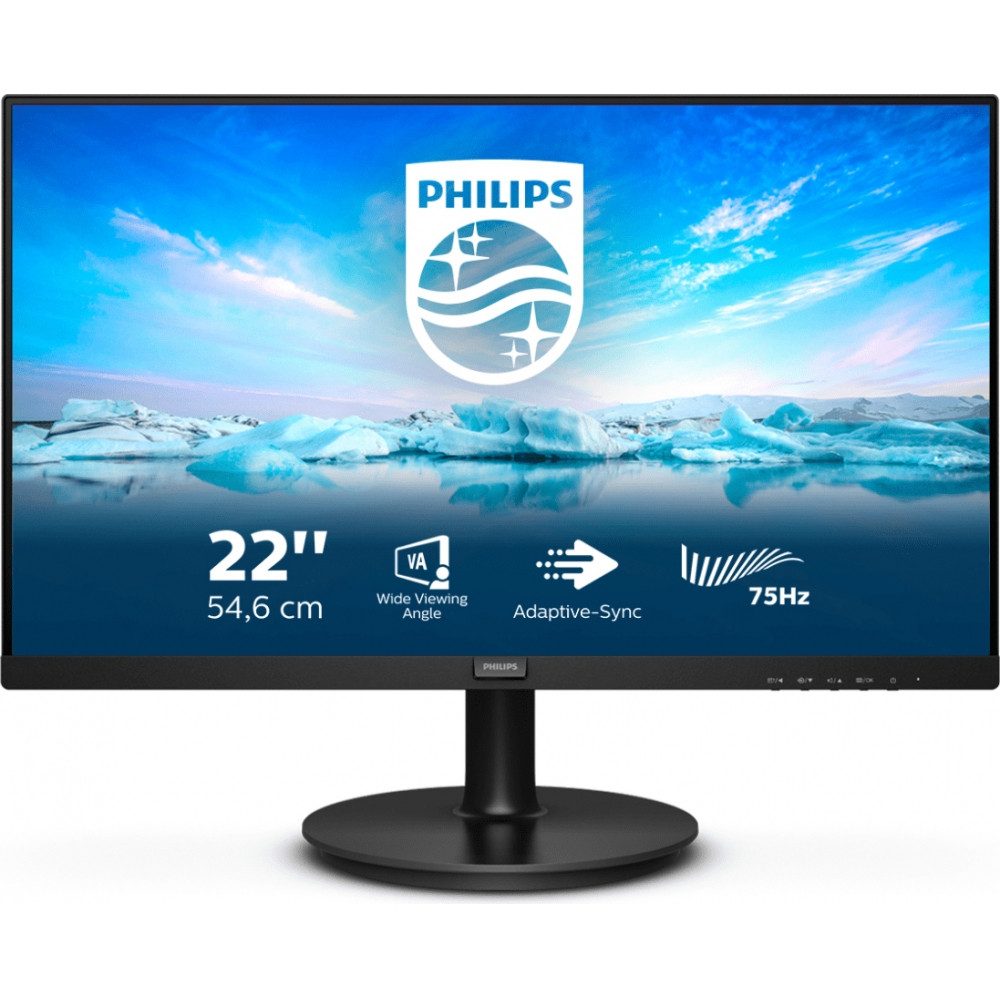 Philips TFT-Monitor (1920 x 1080 px, FHD, 4 ms Reaktionszeit, VA, ENERGY STAR zertifiziert)
