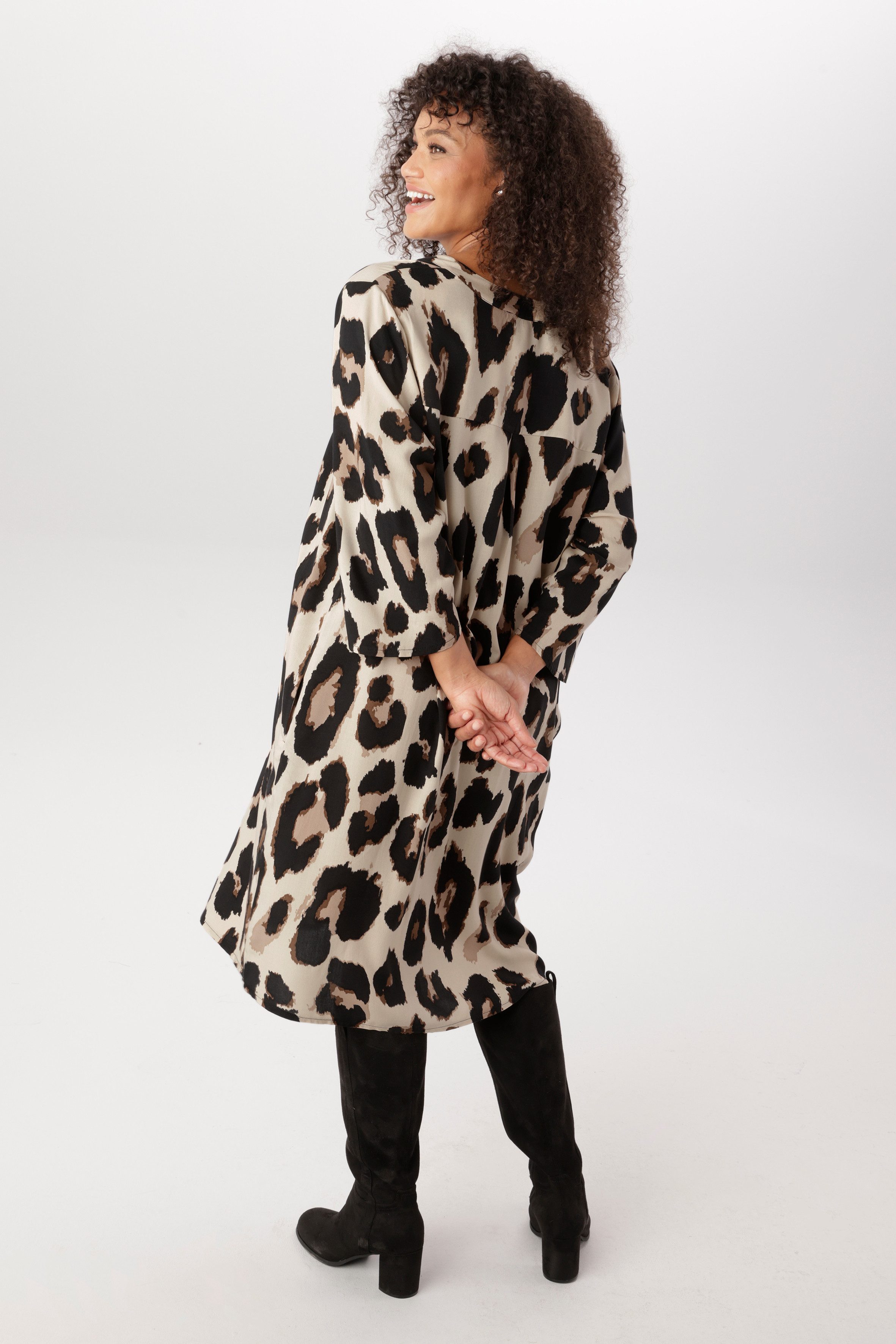 Aniston PLUS Druckkleid mit tollem Leoprint - NEUE KOLLEKTION – Bild 2 von 5
