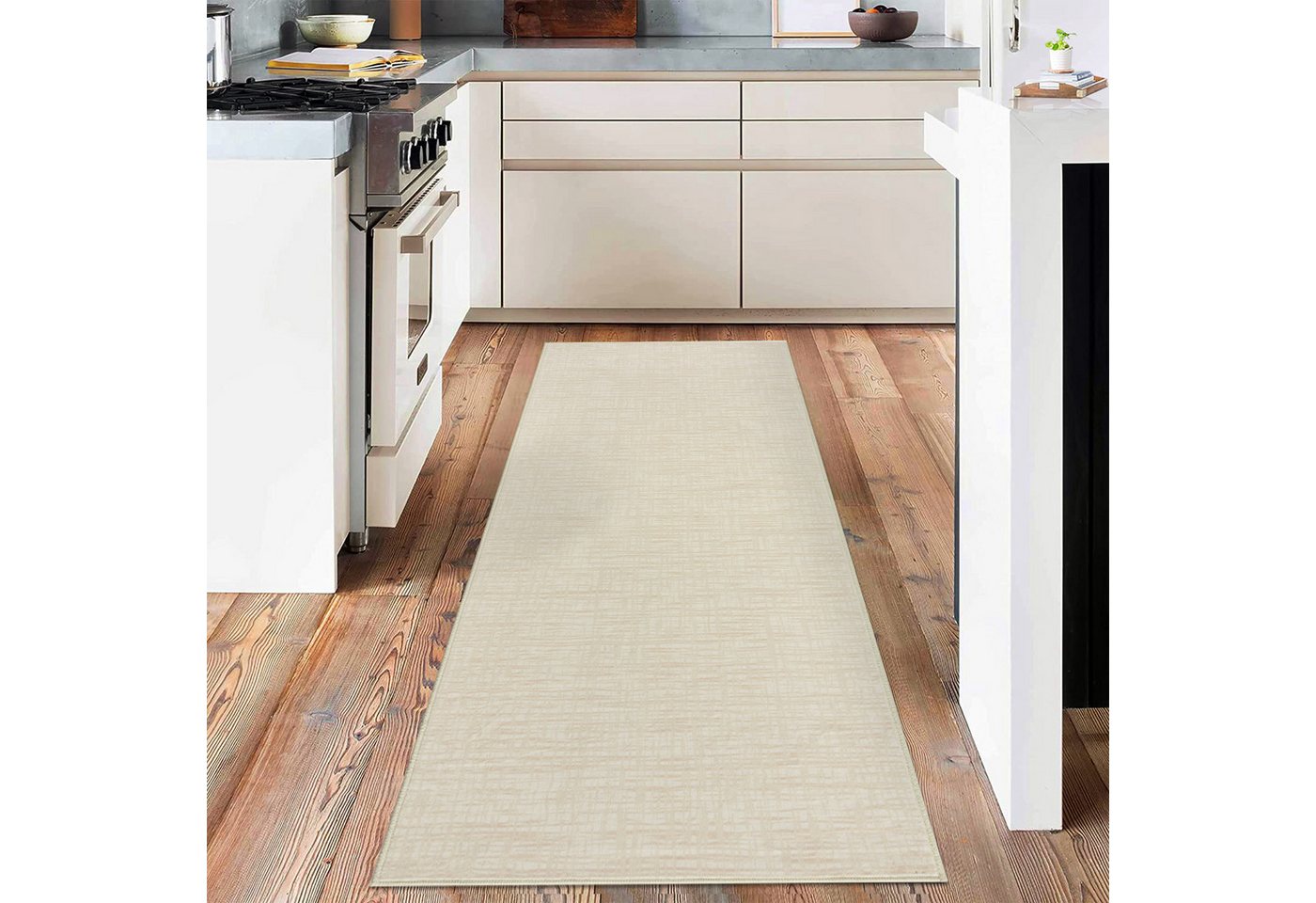 GarveeMore Teppich Moderner Waschbarer Teppich für Wohnzimmer, Rechteckig, Höhe: 7 mm, Geeignet für moderne und minimalistische Einrichtungsstile