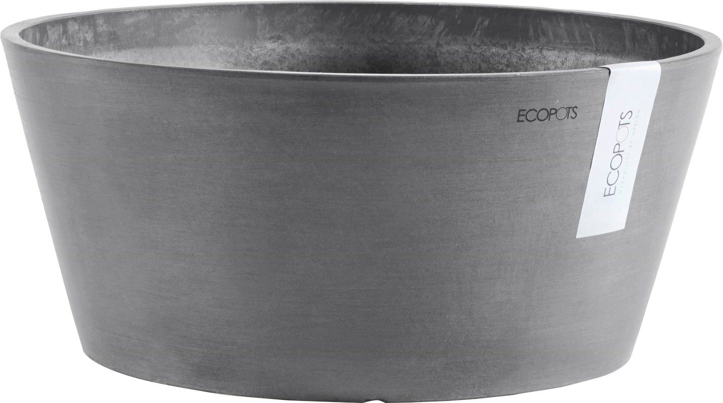 ECOPOTS BxTxH: FRANKFURT 30,5x30,5x15 Grey, Blumentopf cm