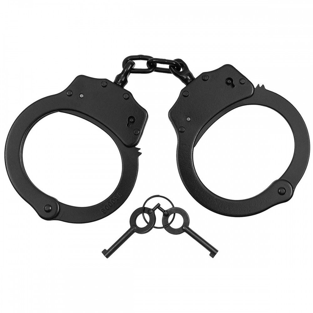 MFH Polizei-Kostüm MFH Deluxe Handschellen aus Stahl mit 2 Schlüsseln.