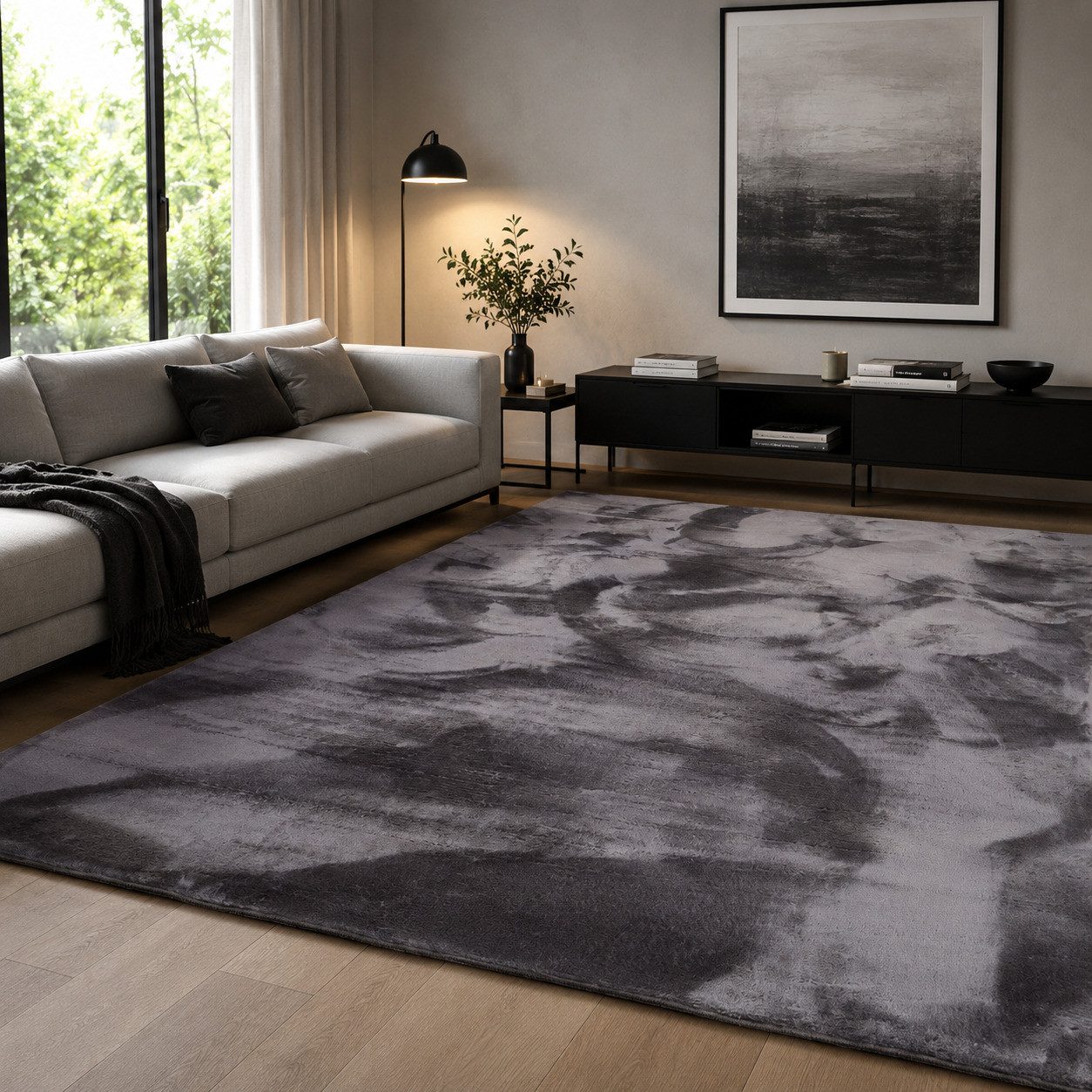 Pergamon Fellteppich Fellteppich Super Soft Pearl, Rechteckig, Höhe: 19 mm