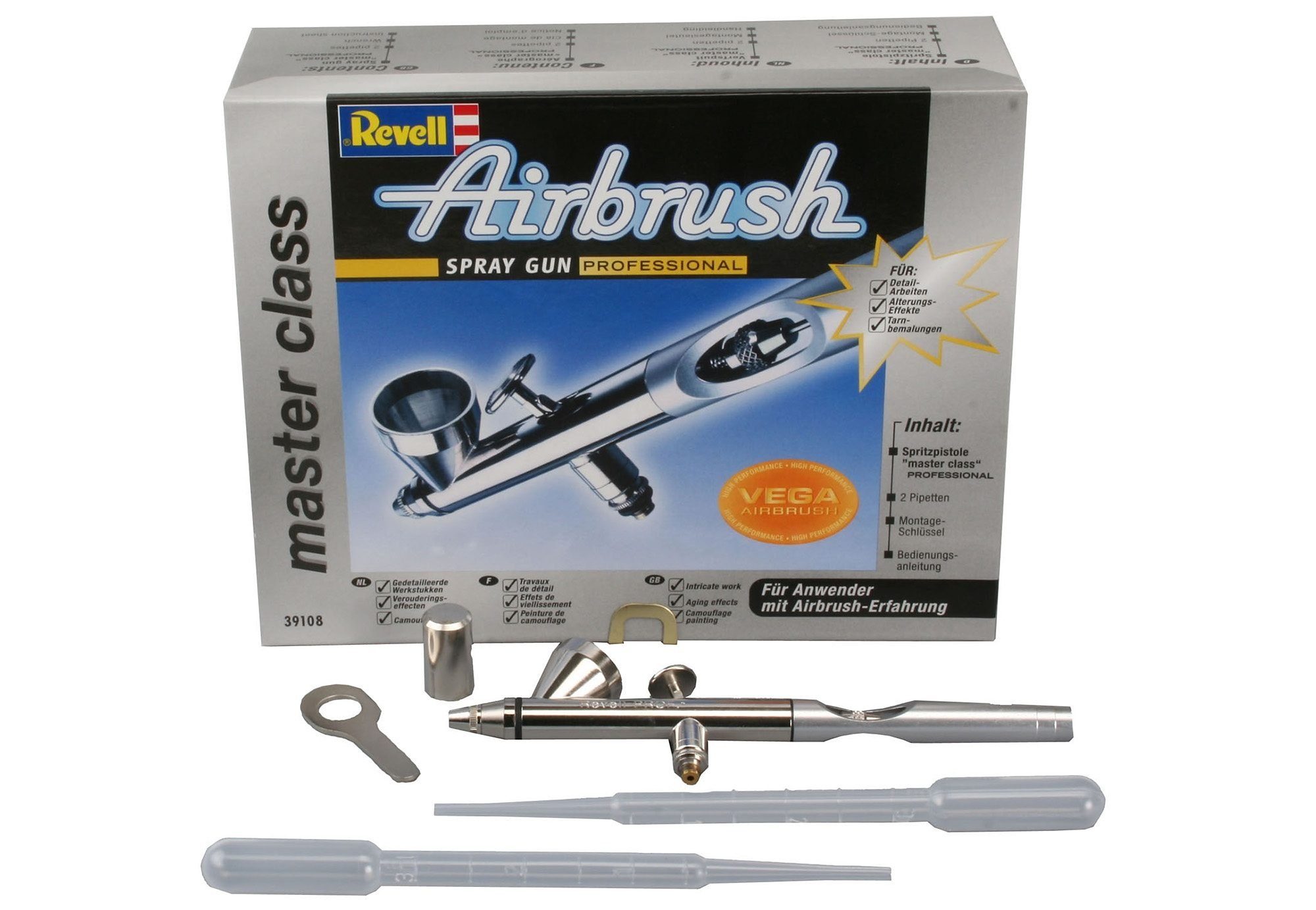 Revell® Farbsprühgerät Airbrush-Pistole - Spray Gun master class Professional