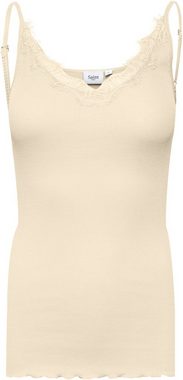 Saint Tropez Spaghettitop SZ-MAYA STRAP TOP mit Seidenanteil