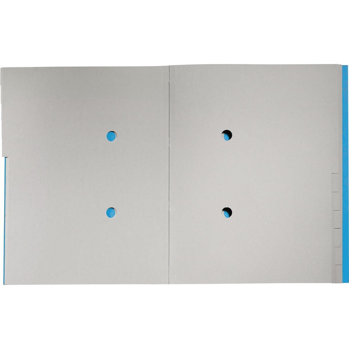 LEITZ Fächermappe 3915 Ordnungsmappe Recycle - A4 12 Fächer Karton (RC) bla