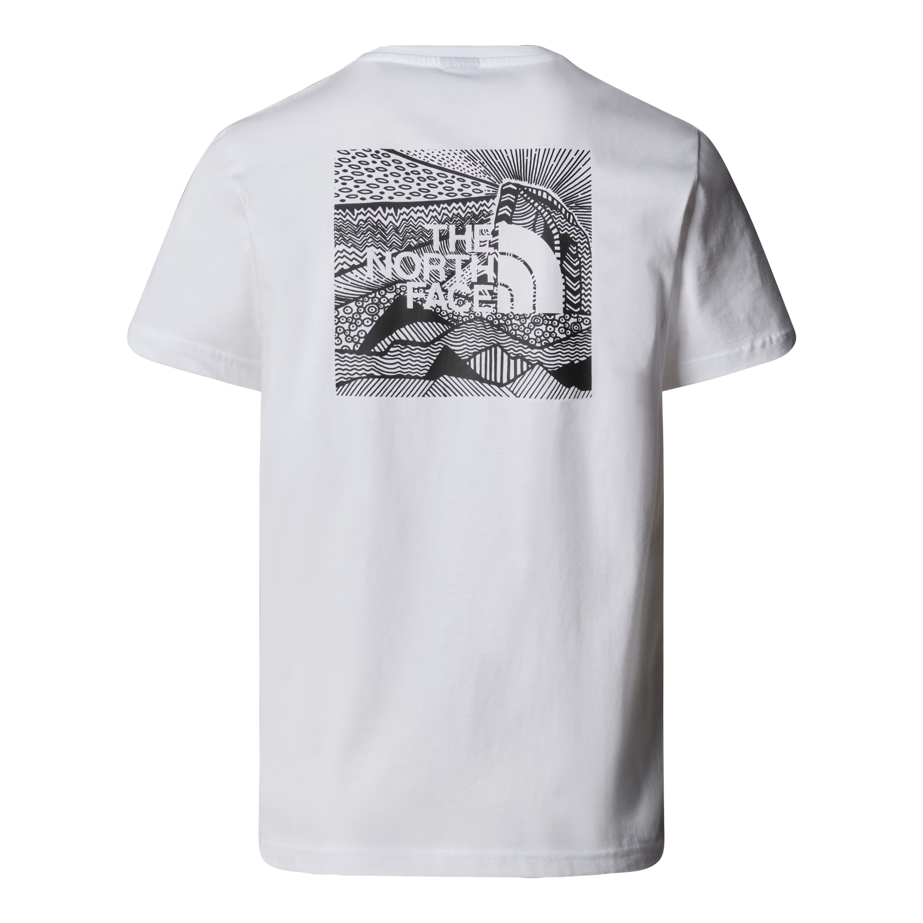 The North Face T-Shirt NSE Box Celebration T-Shirt für Herren mit Rundhalsausschnitt, mit Logo auf der Vorderseite