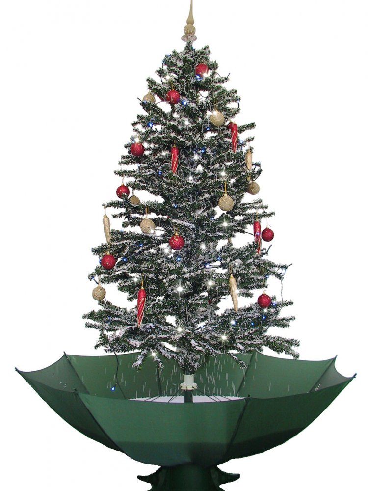 Schnee 2 GRN Licht Musik Weihnachtsbaum Christmas LED Weihnachtsbaum mit Schneefall m Künstlicher Paradise