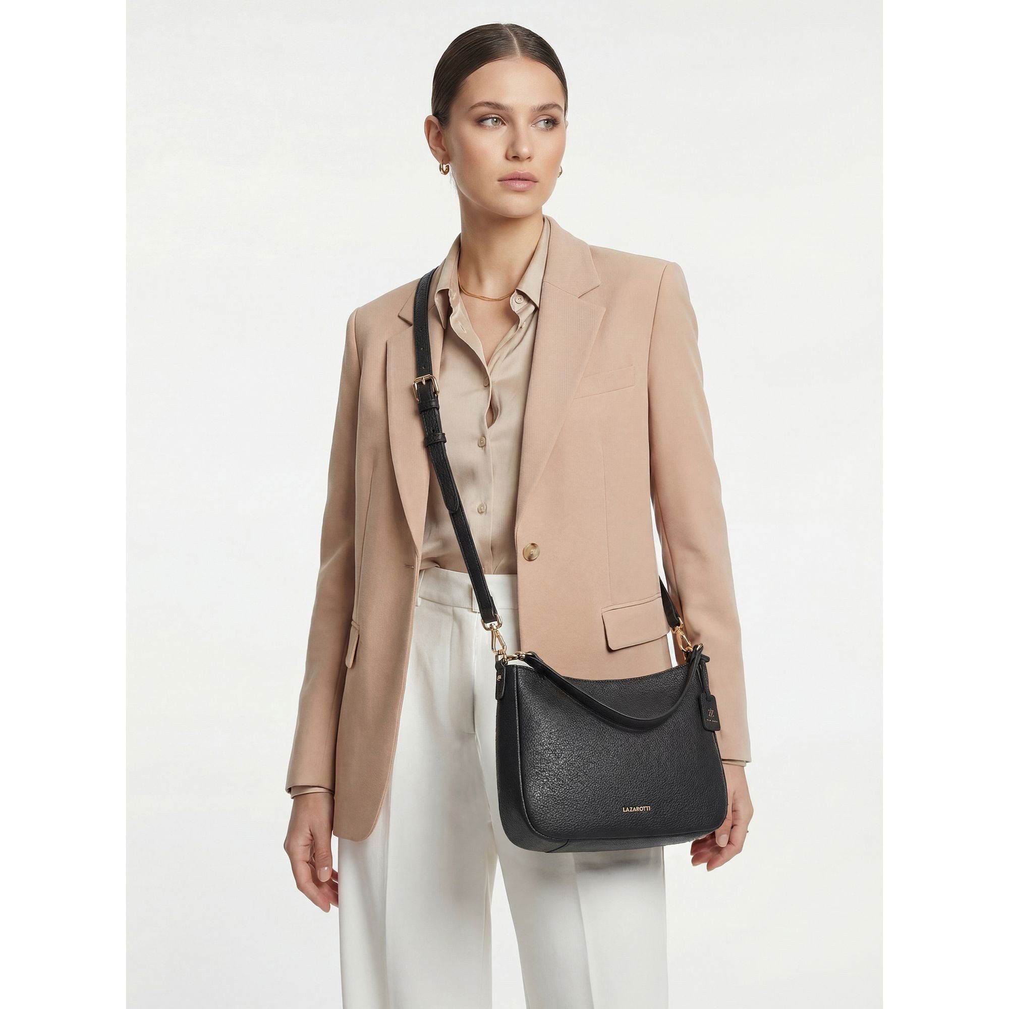 Lazarotti Schultertasche Bologna Leather, Leder