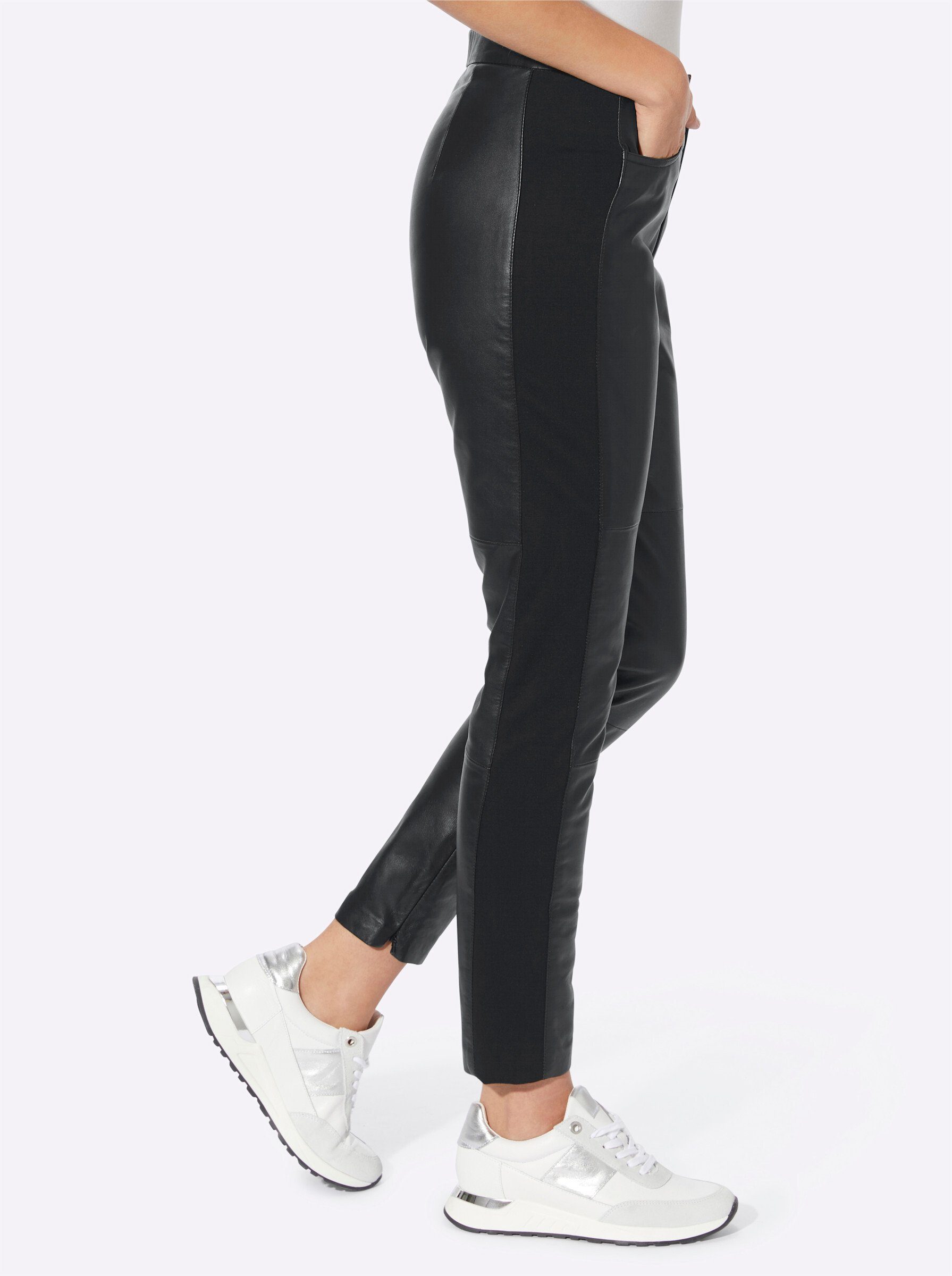 heine Jerseyhose Lederhose Innenbeinlänge ca.71 cm günstig online kaufen