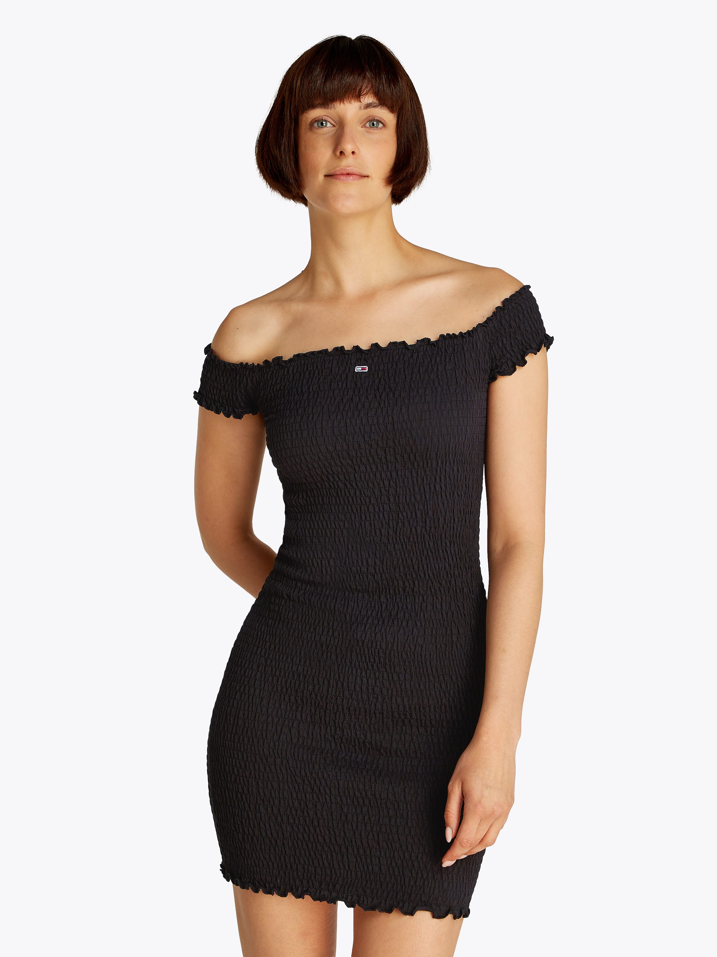 Tommy Jeans Jerseykleid TJW SMOCK BODYCON günstig online kaufen