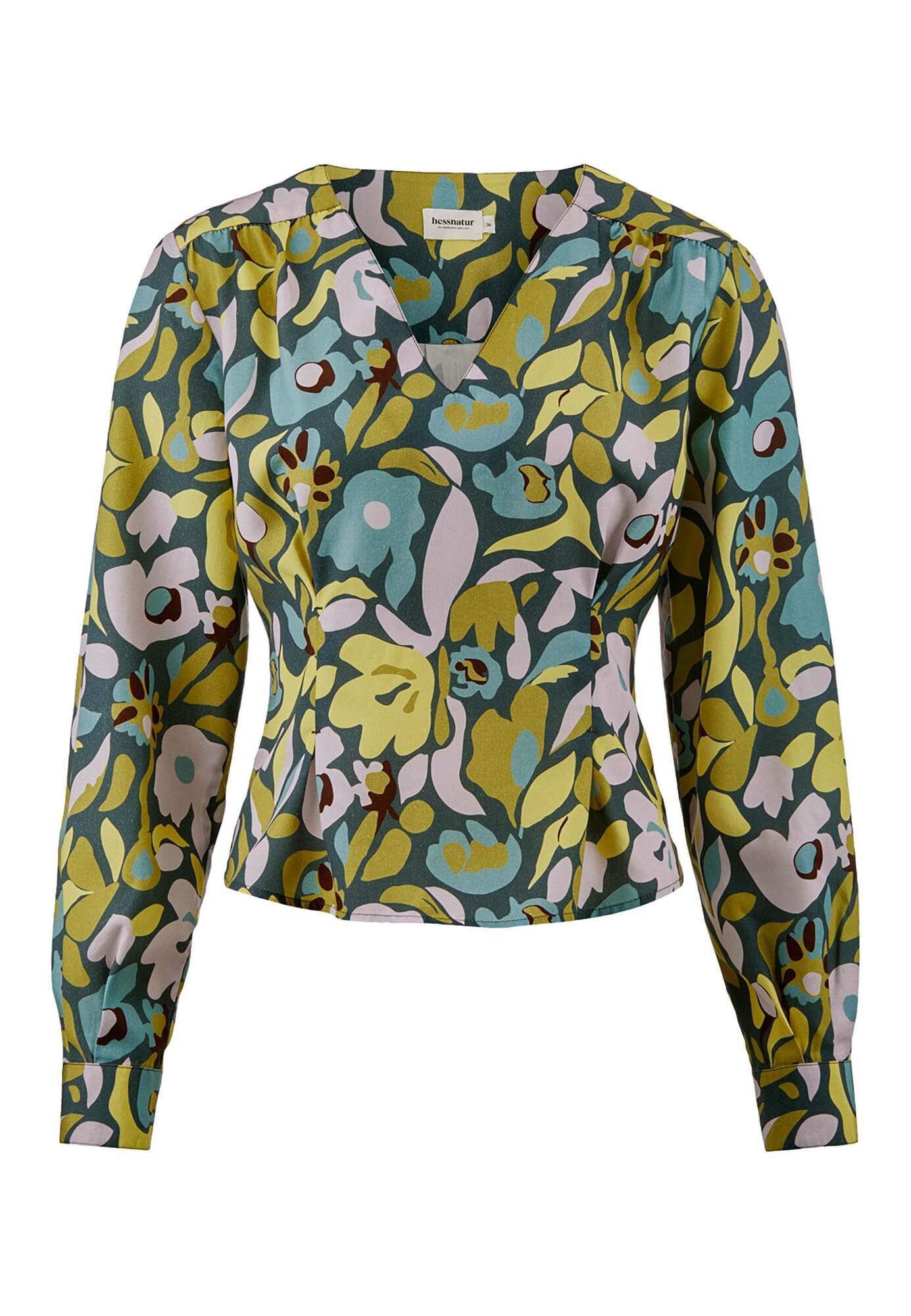 Hessnatur Klassische Bluse aus reiner LENZING™ ECOVERO™ Viskose (1-tlg)