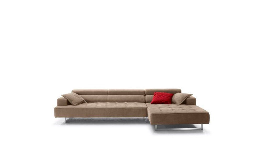 Eckcouch Leder Sofa Sofas Ecksofa Luxus Form Moderne Wohnlandschaft Ecksofa JVmoebel L