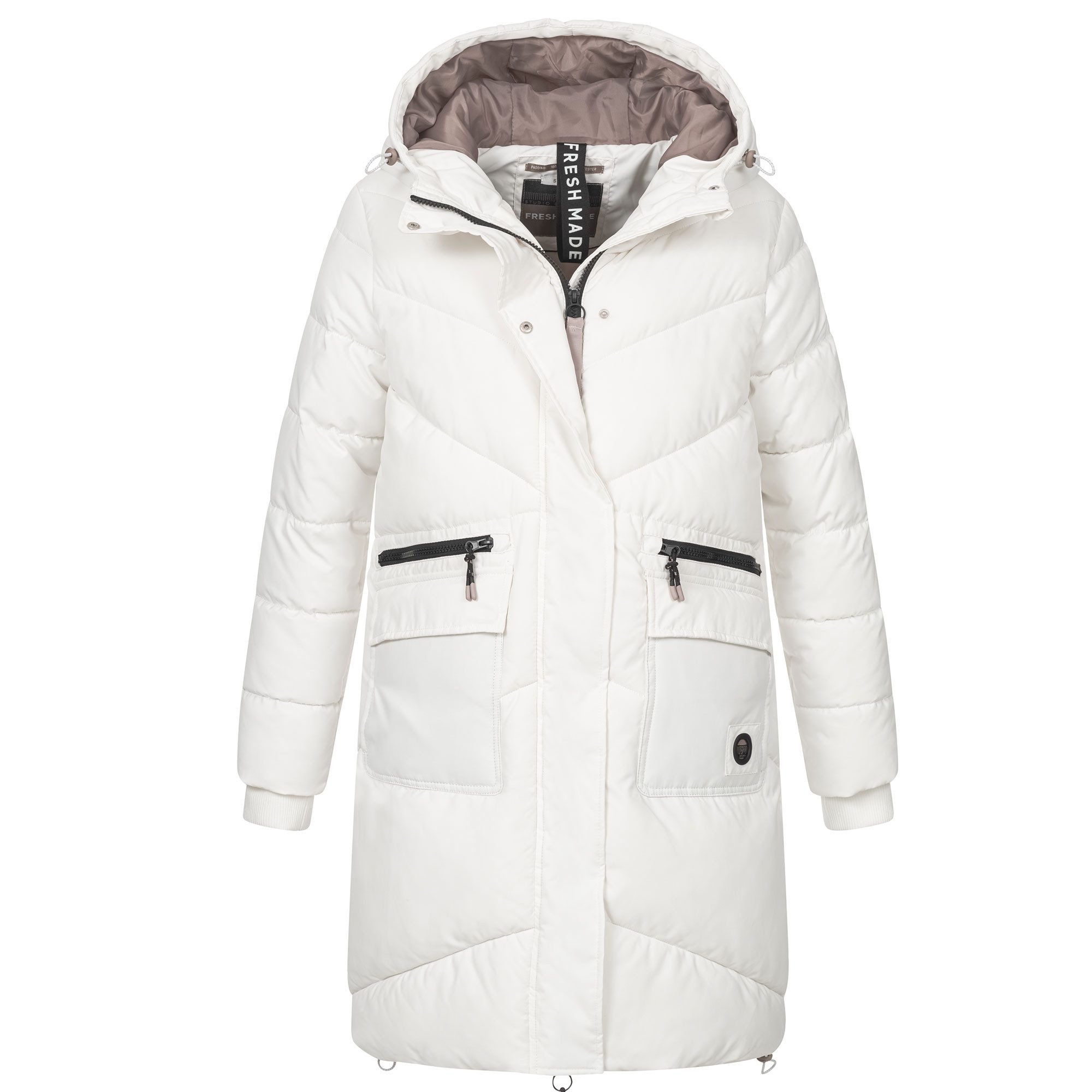 SUBLEVEL Steppjacke Damen Mantel mit Kapuze günstig online kaufen